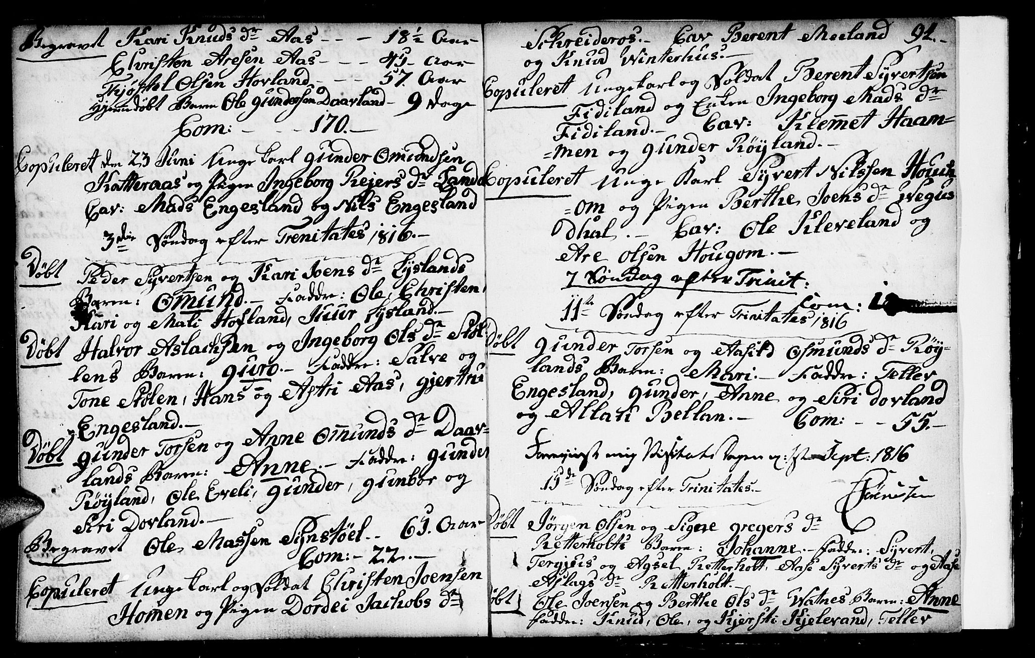 Herefoss sokneprestkontor, AV/SAK-1111-0019/F/Fa/Fab/L0002: Parish register (official) no. A 2, 1780-1816, p. 94