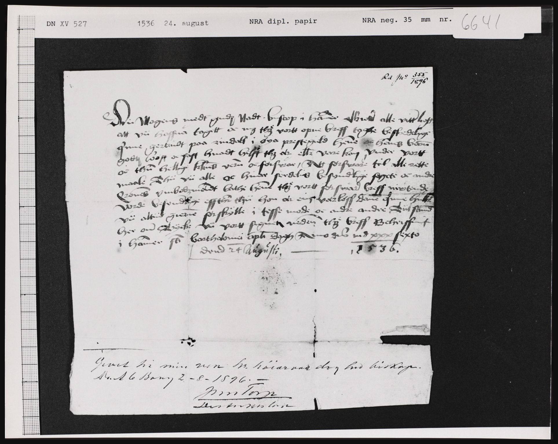 Riksarkivets diplomsamling, AV/RA-EA-5965/F02, 1395-1570, p. 887