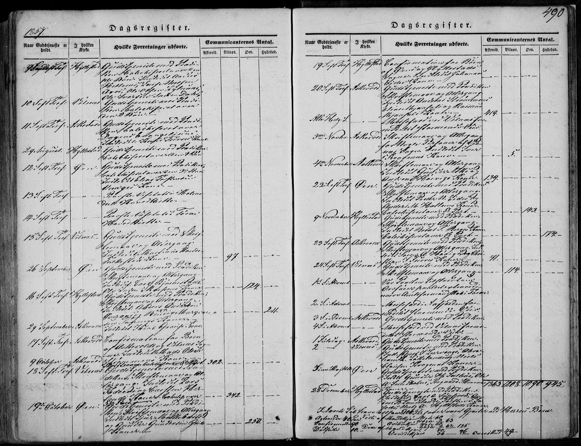 Askvoll sokneprestembete, SAB/A-79501/H/Haa/Haaa/L0011/0002: Parish register (official) no. A 11 II, 1845-1878, p. 490