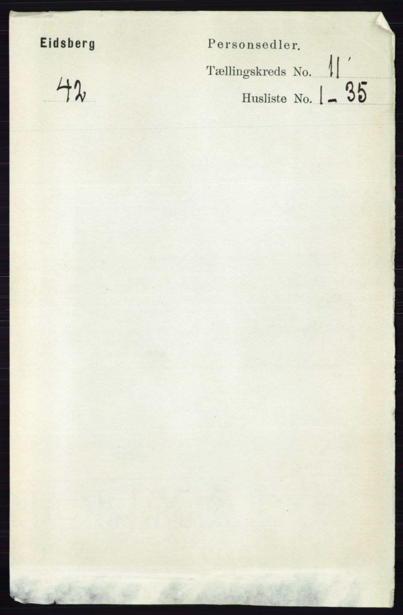 RA, 1891 census for 0125 Eidsberg, 1891, p. 6362