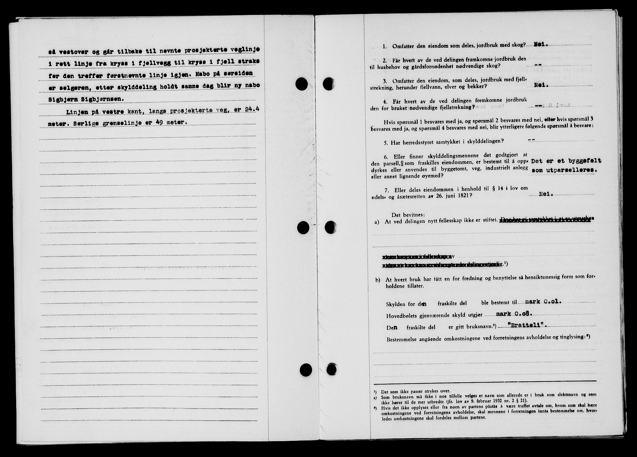 Flekkefjord sorenskriveri, AV/SAK-1221-0001/G/Gb/Gba/L0065: Mortgage book no. A-13, 1949-1949, Diary no: : 602/1949