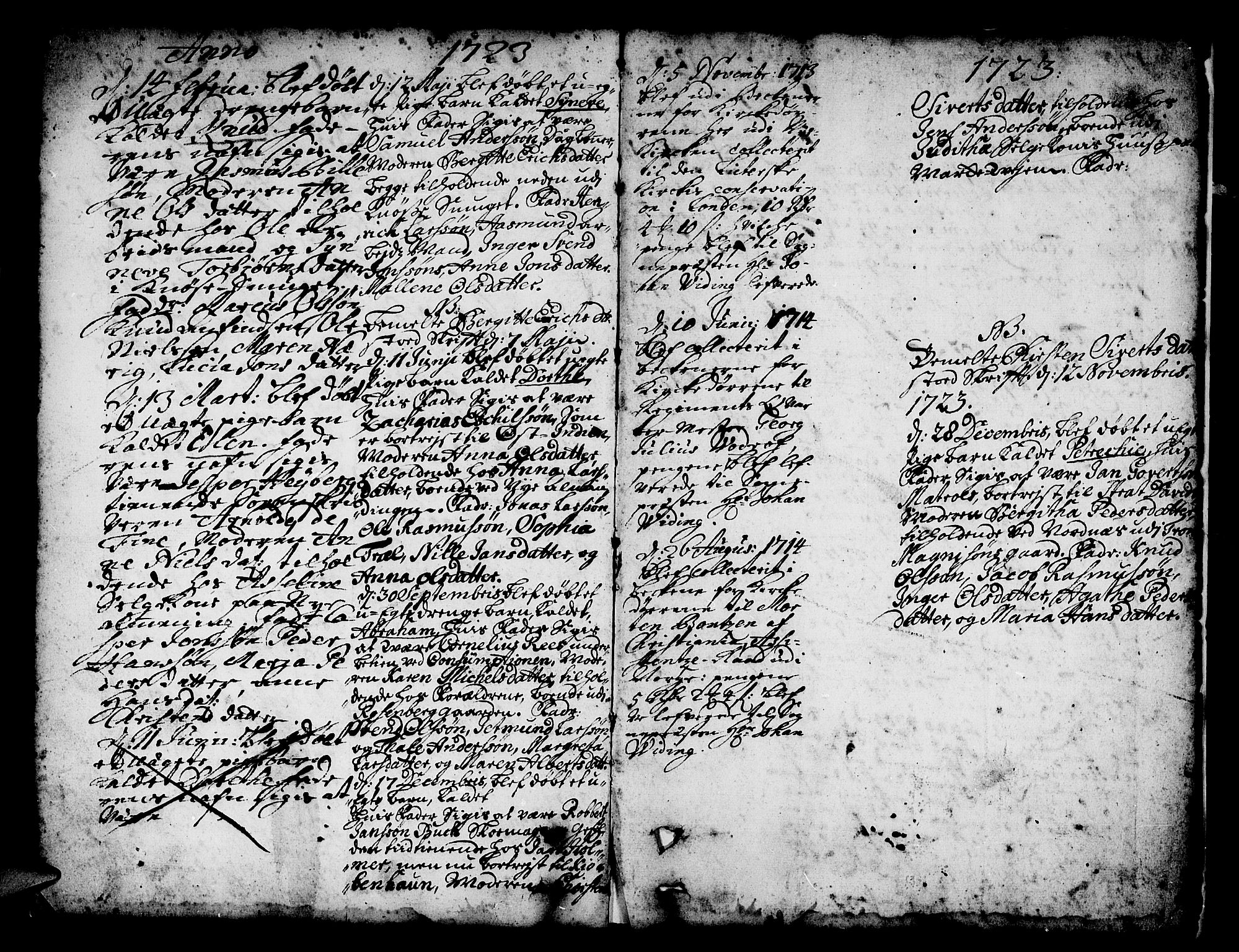 Nykirken Sokneprestembete, SAB/A-77101/H/Haa/L0002: Parish register (official) no. A 2, 1700-1723, p. 171