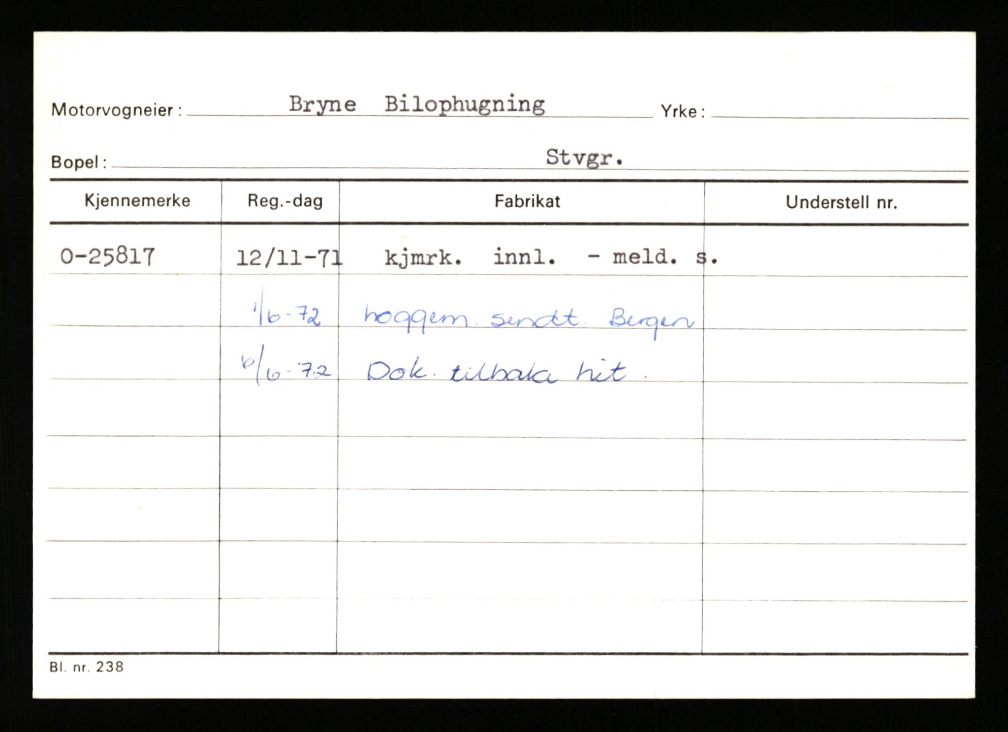 Stavanger trafikkstasjon, AV/SAST-A-101942/0/G/L0005: Registreringsnummer: 23000 - 34245, 1930-1971, p. 961