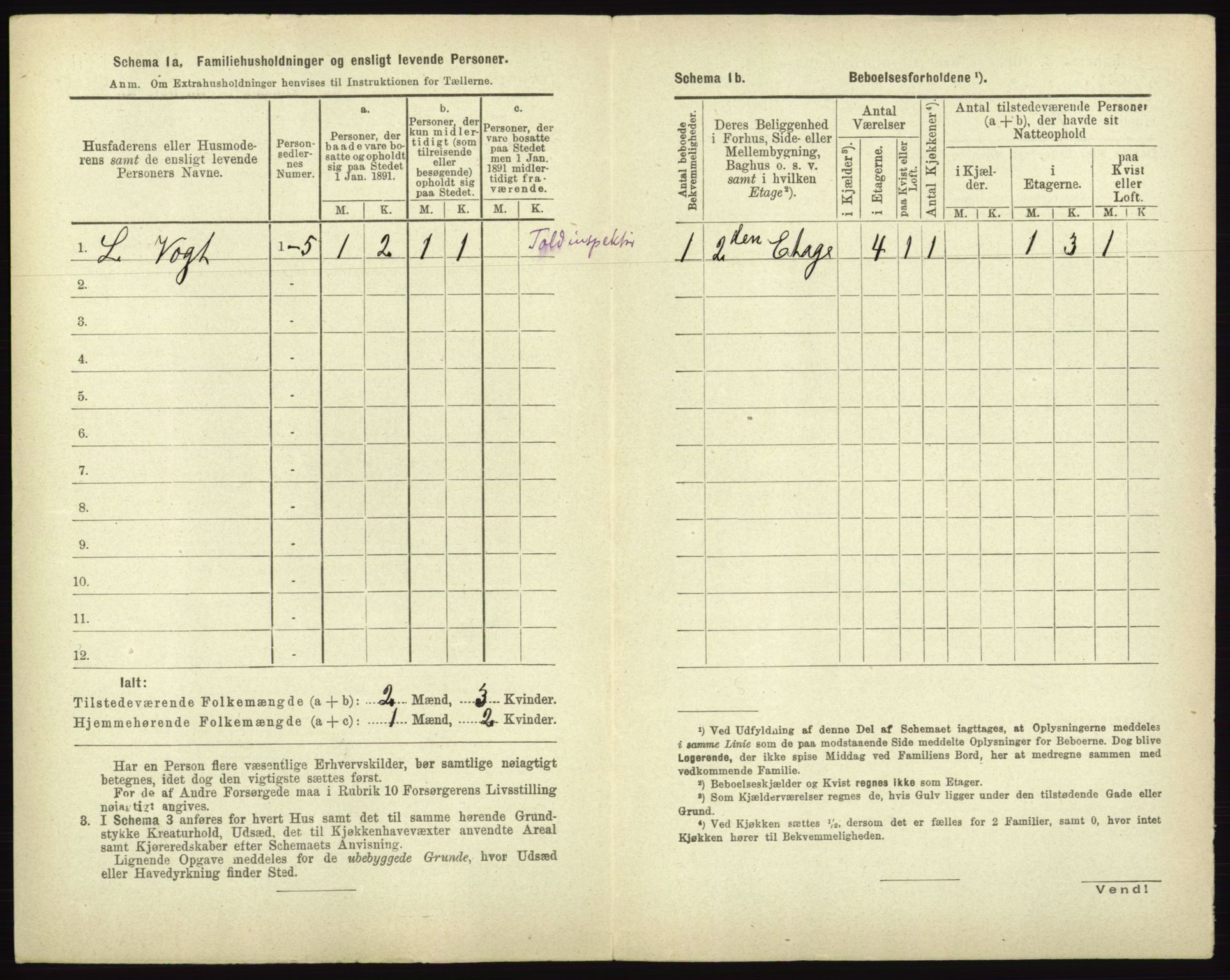 RA, 1891 census for 0101 Fredrikshald, 1891, p. 501