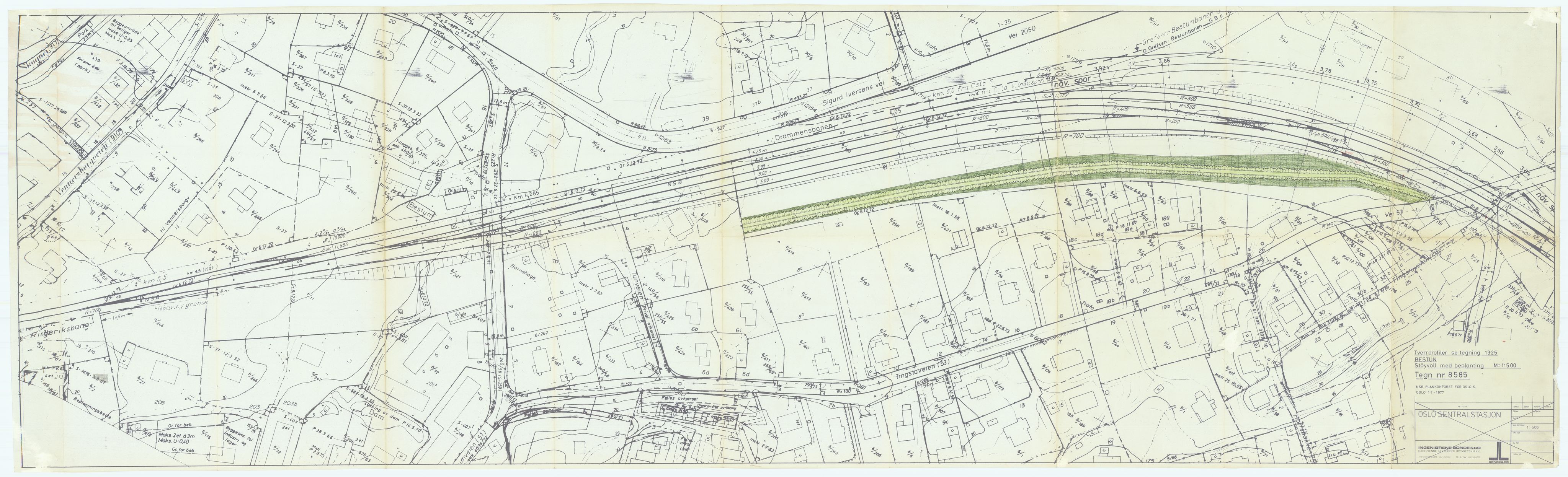 Norges statsbaner, Hovedadministrasjonen, Plankontoret for Oslo S, AV/RA-S-5410/D/L0168: Driftsbanegården. Øvrige driftsbanegårder, 1917-1978, p. 109