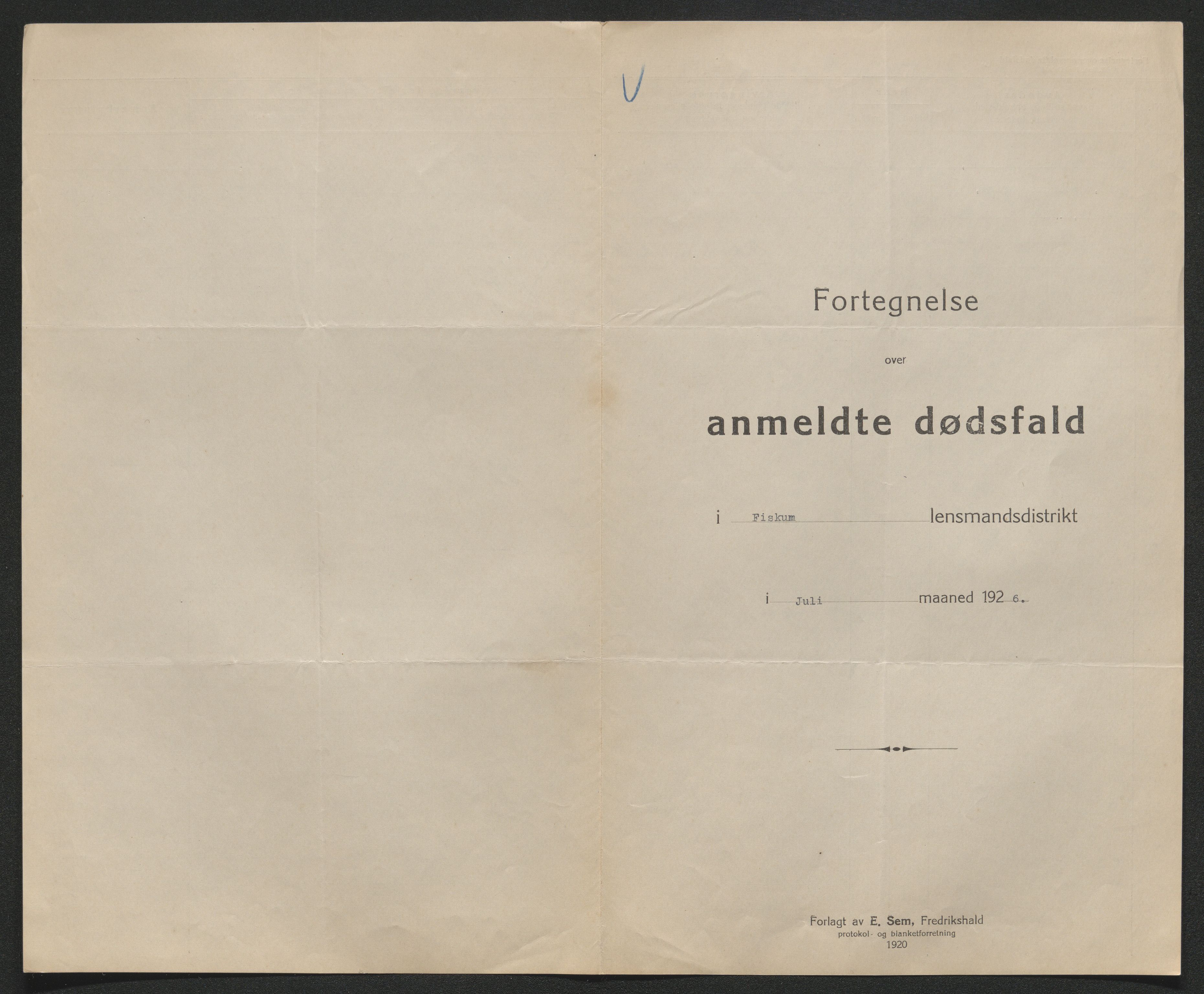 Eiker, Modum og Sigdal sorenskriveri, AV/SAKO-A-123/H/Ha/Hab/L0044: Dødsfallsmeldinger, 1926-1927, p. 322