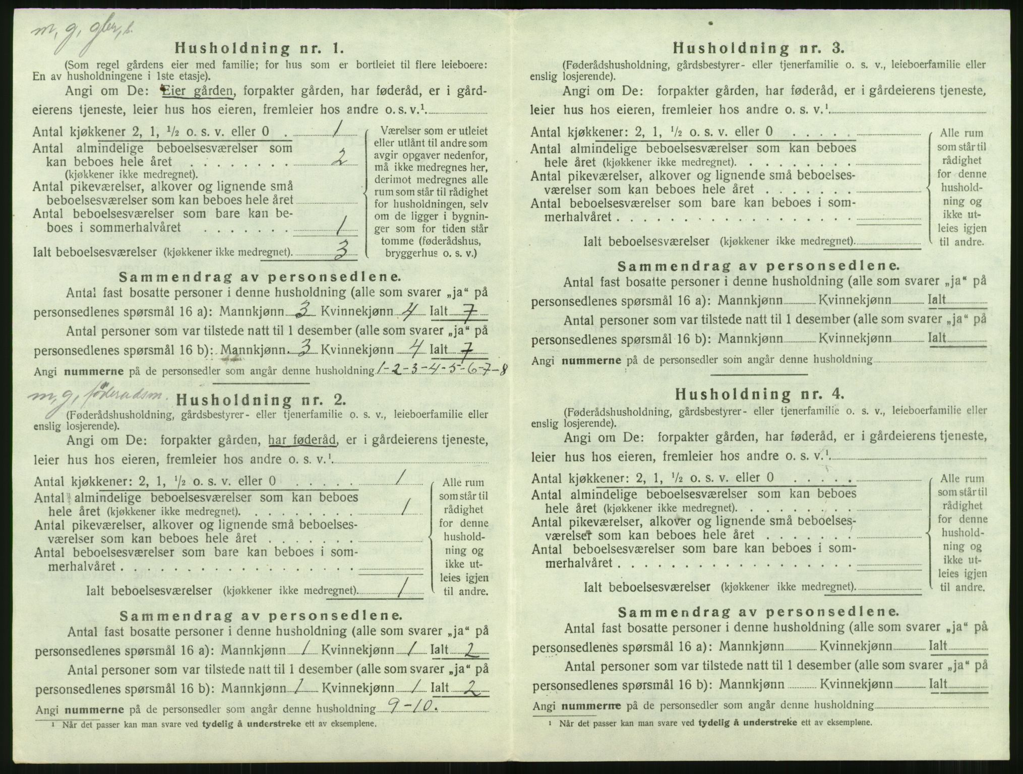 SAT, 1920 census for Aukra, 1920, p. 556