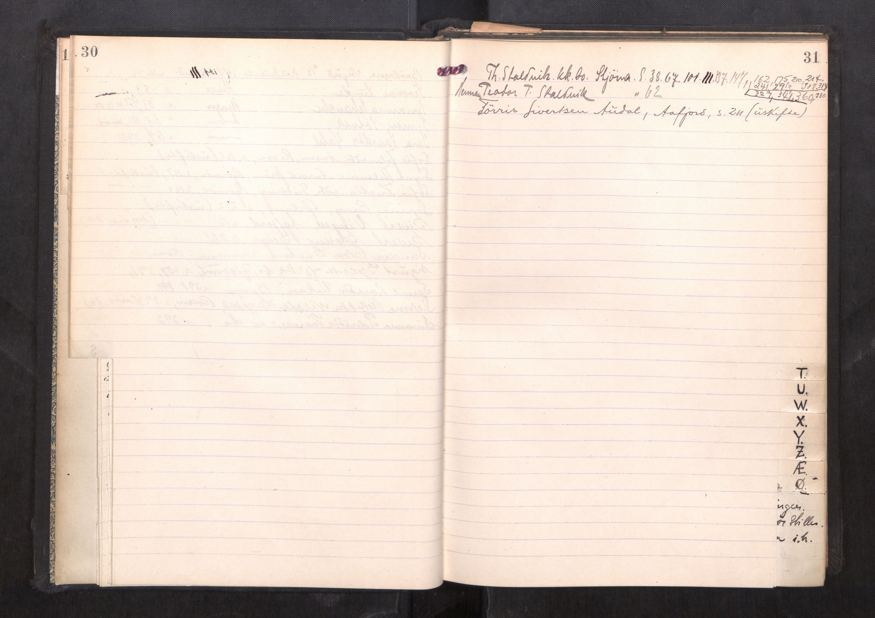 Fosen sorenskriveri, AV/SAT-A-1107/1/3/3B/L0014: Skiftebehandlingsprotokoll, 1927-1929, p. 30-31