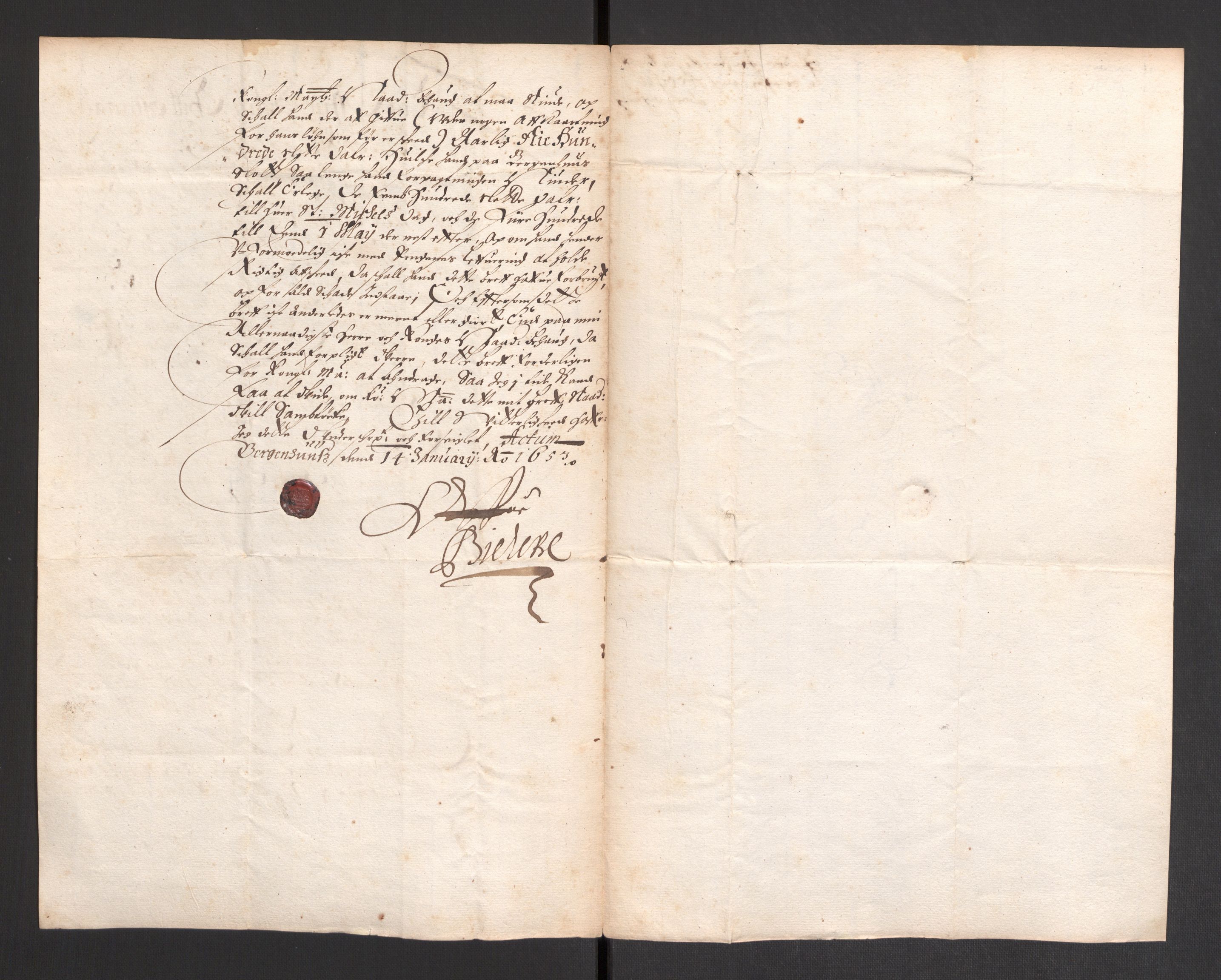 Danske Kanselli 1572-1799, AV/RA-EA-3023/F/Fc/Fcc/Fcca/L0013: Norske innlegg 1572-1799, 1649-1653, p. 252