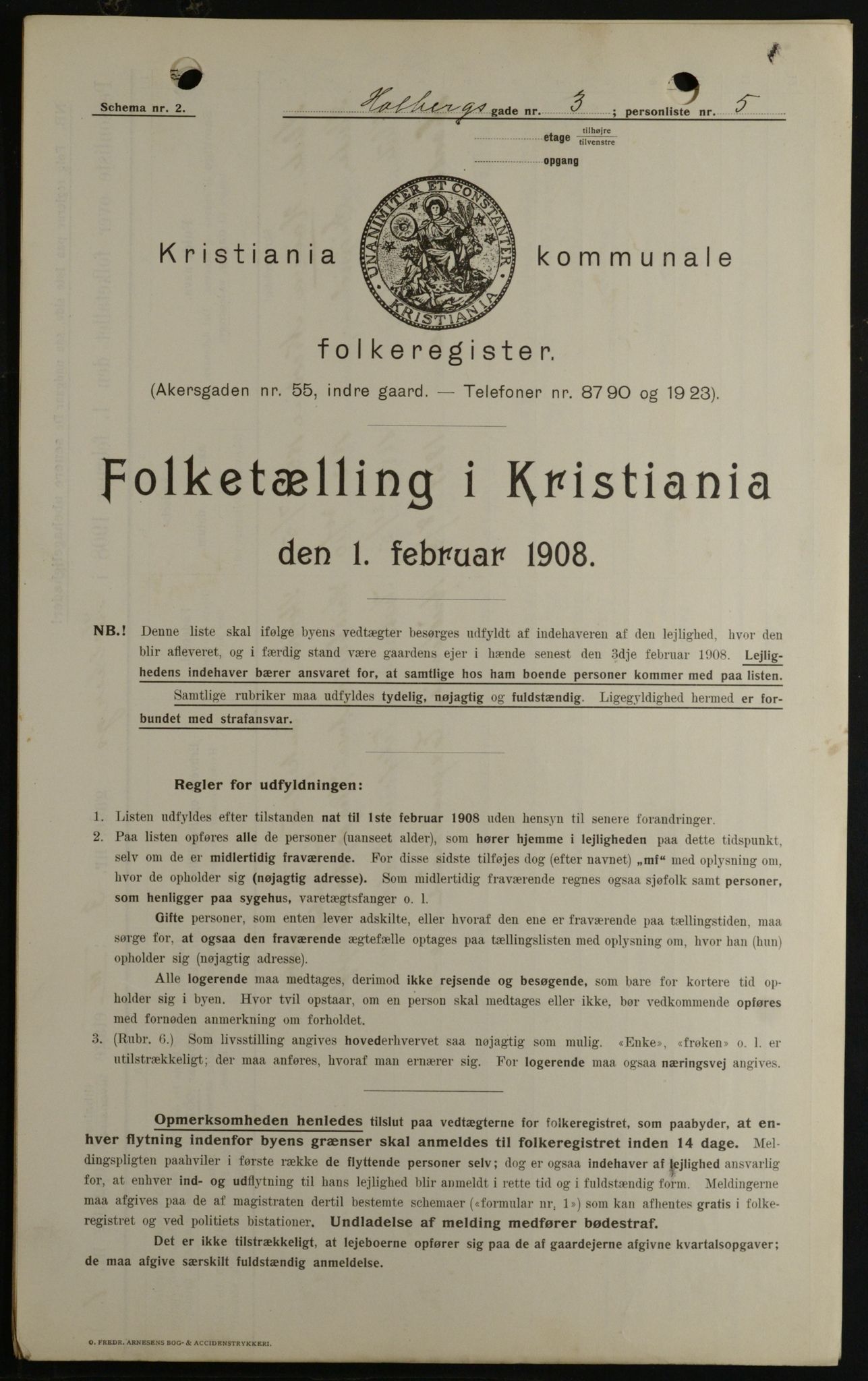 OBA, Municipal Census 1908 for Kristiania, 1908, p. 36201