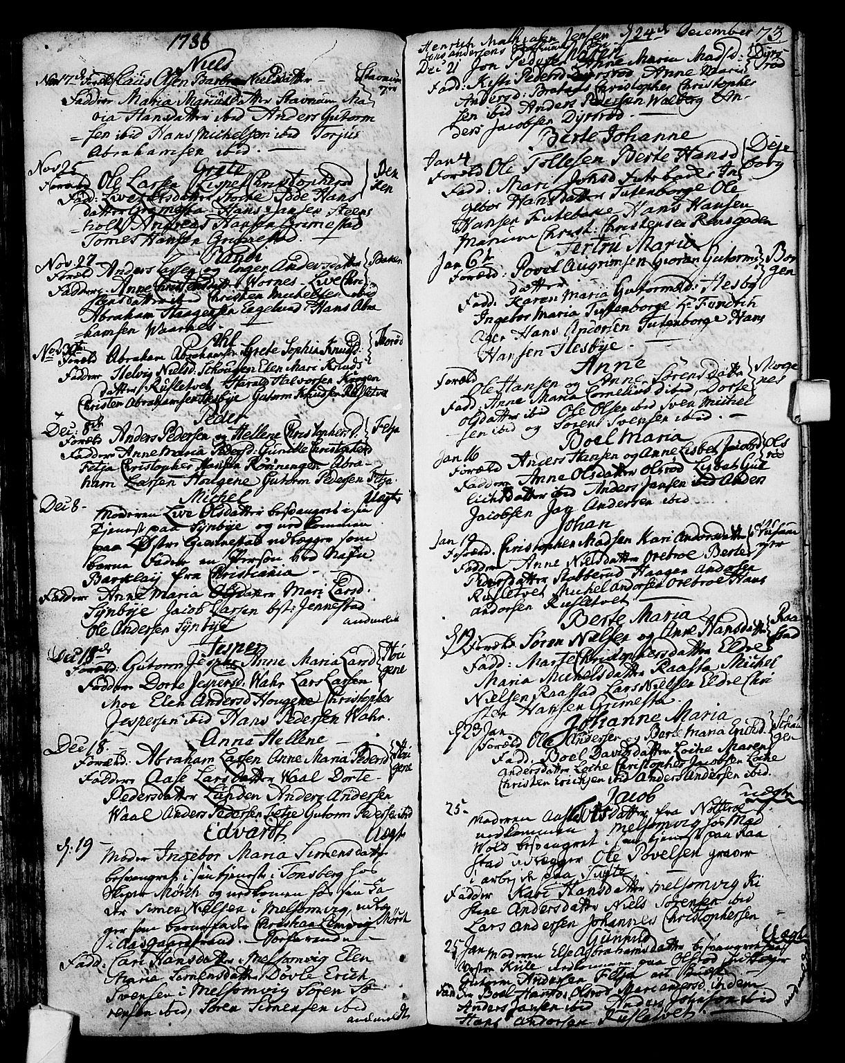 Stokke kirkebøker, AV/SAKO-A-320/F/Fa/L0003: Parish register (official) no. I 3, 1771-1803, p. 73