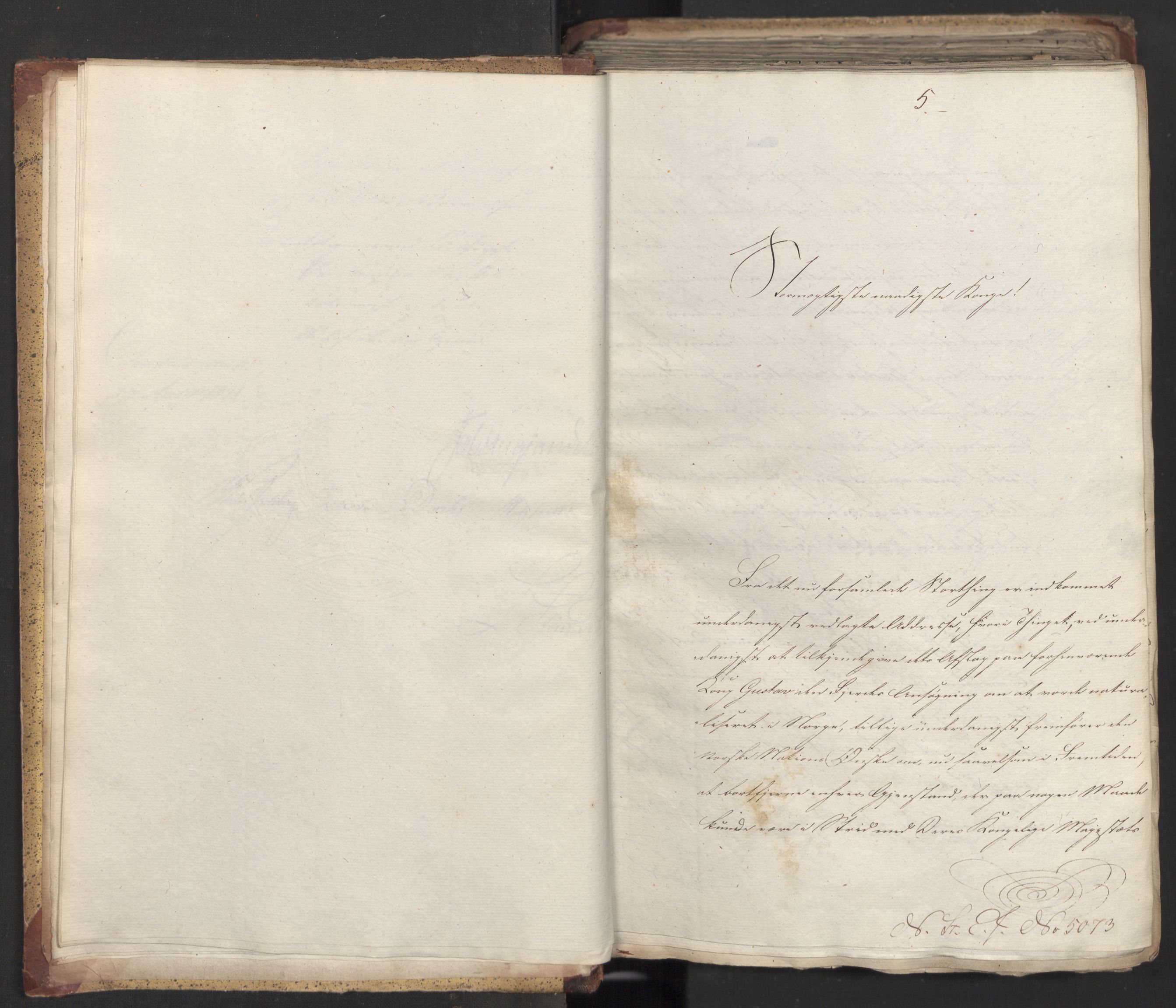 Statsrådsavdelingen i Stockholm, AV/RA-S-1003/D/Da/L0026: Regjeringsinnstillinger nr. 5069-5274, 1821, p. 10