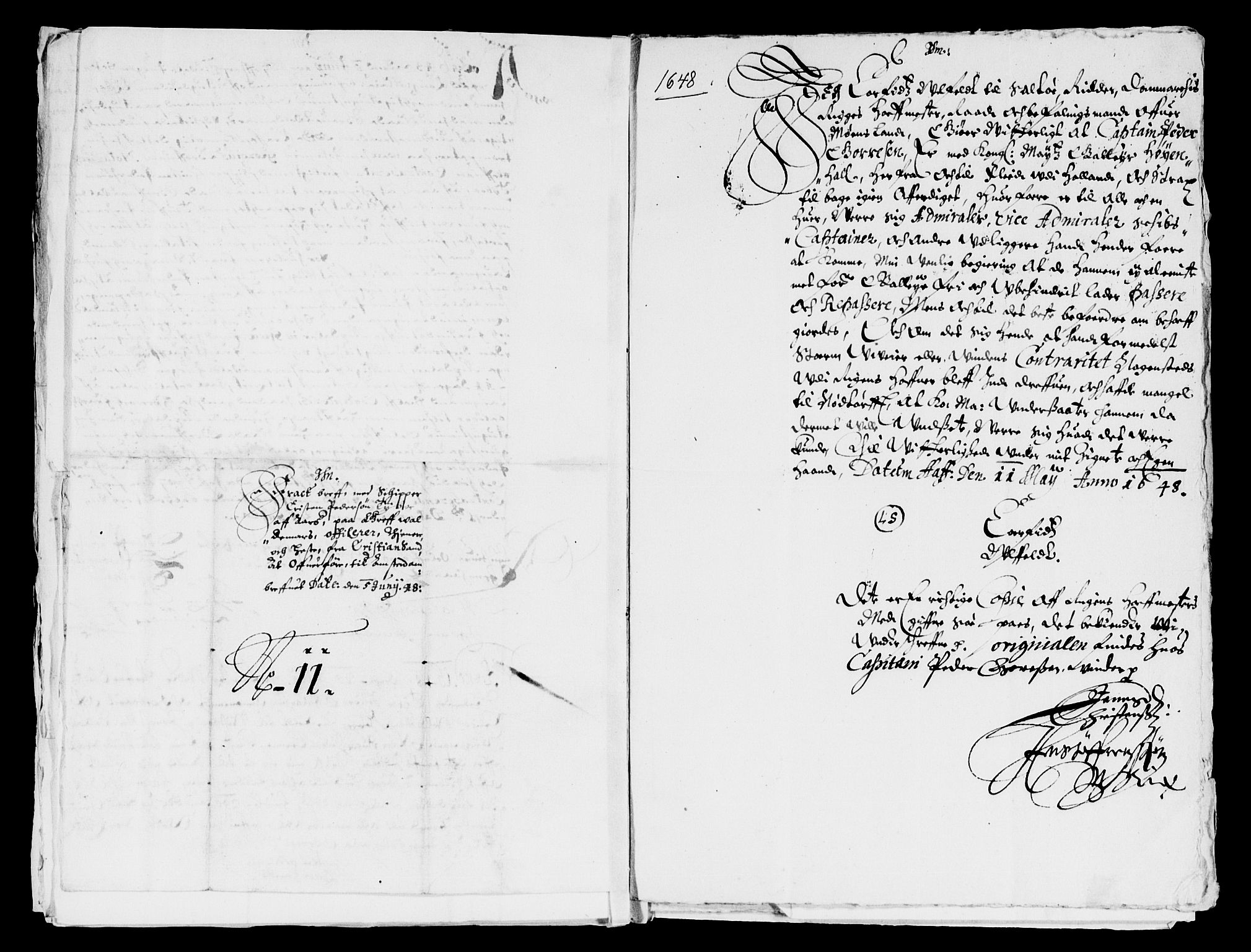 Rentekammeret inntil 1814, Reviderte regnskaper, Lensregnskaper, AV/RA-EA-5023/R/Rb/Rbq/L0037: Nedenes len. Mandals len. Råbyggelag., 1647-1649