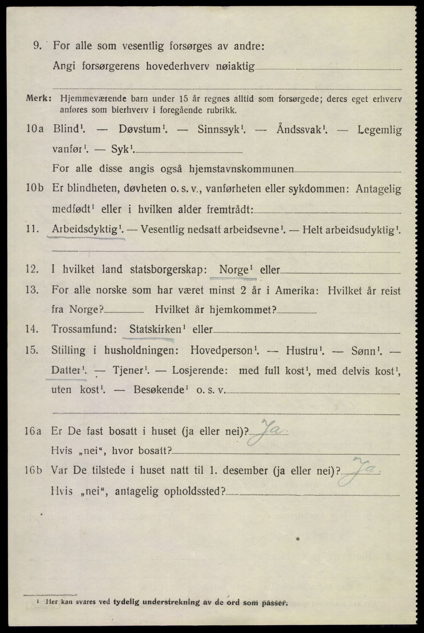 SAST, 1920 census for Gjesdal, 1920, p. 2523