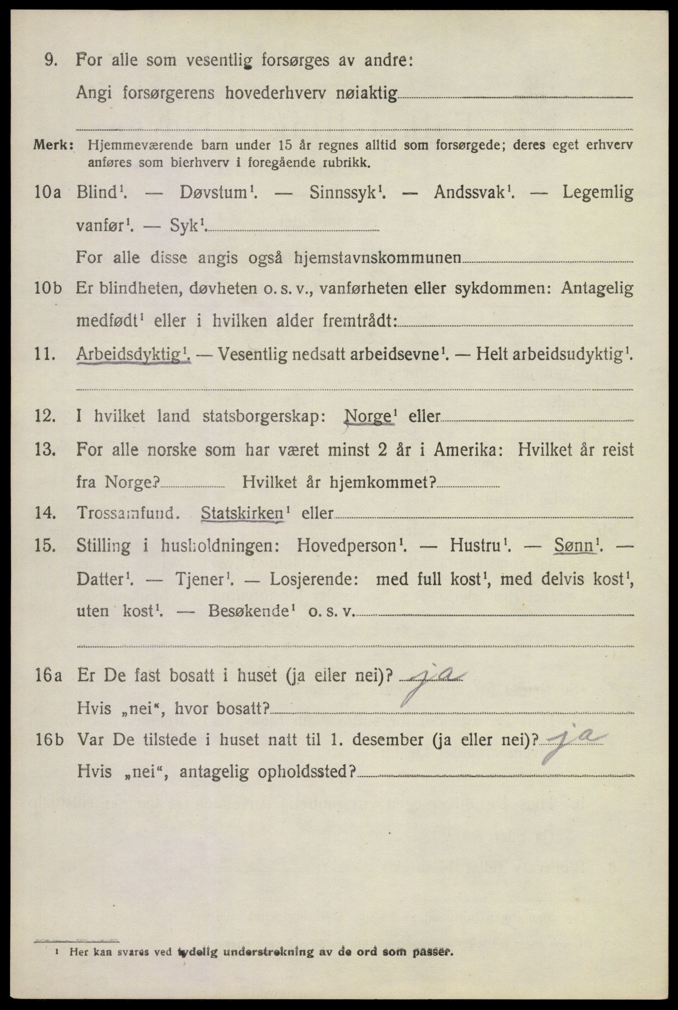 SAKO, 1920 census for Ytre Sandsvær, 1920, p. 3007