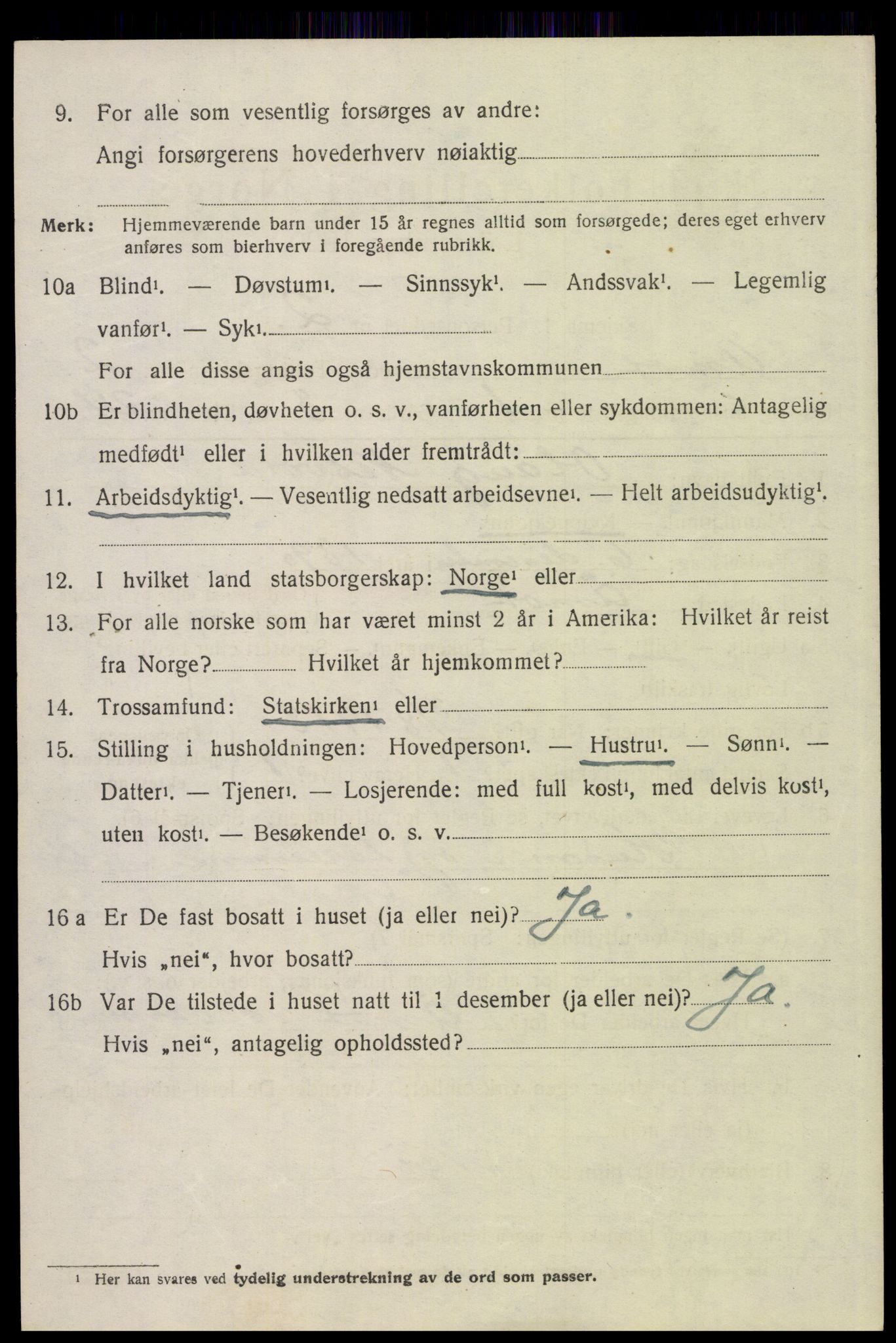 SAH, 1920 census for Åmot, 1920, p. 3836