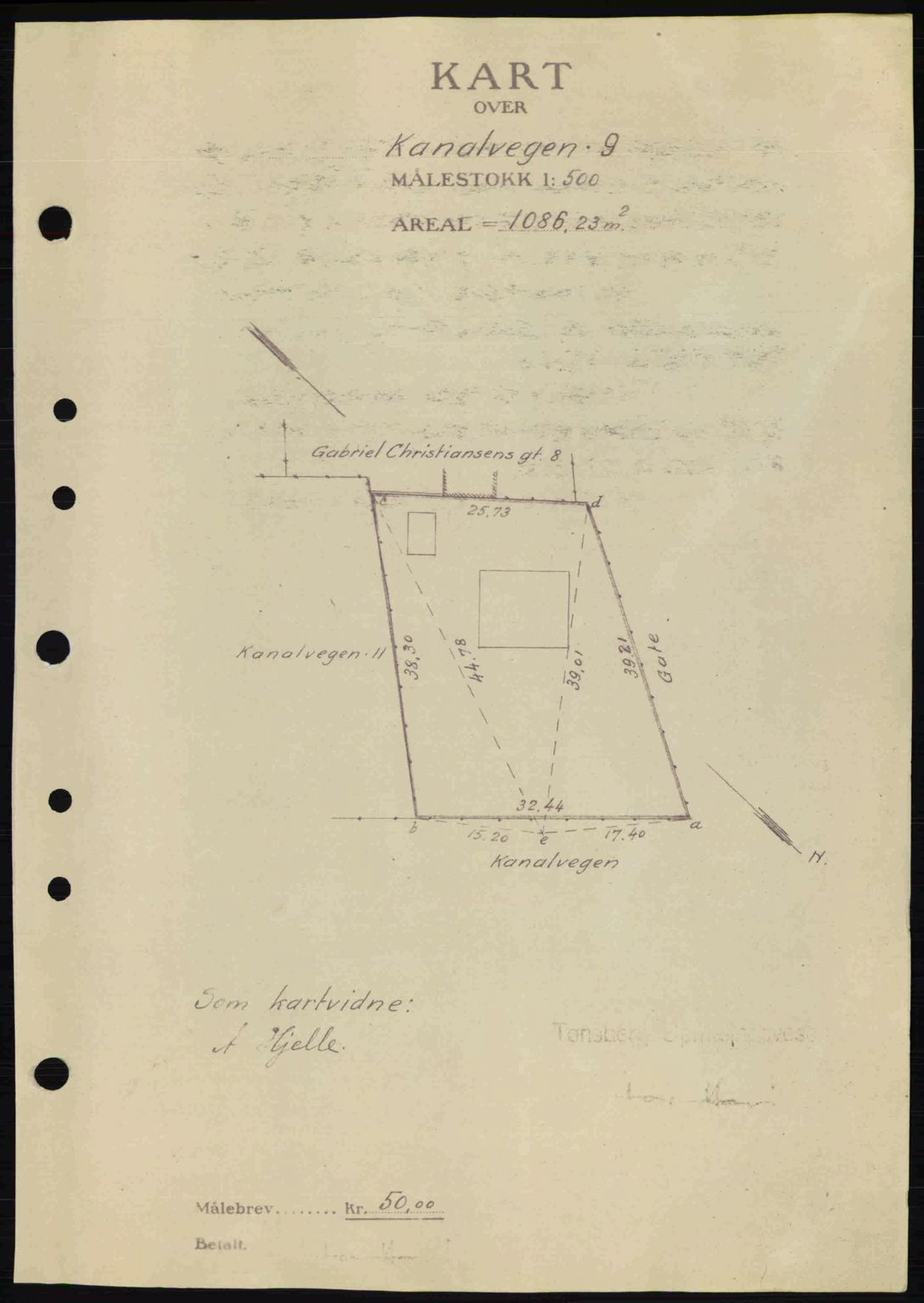 Tønsberg sorenskriveri, AV/SAKO-A-130/G/Ga/Gaa/L0012: Mortgage book no. A12, 1942-1943, Diary no: : 432/1943