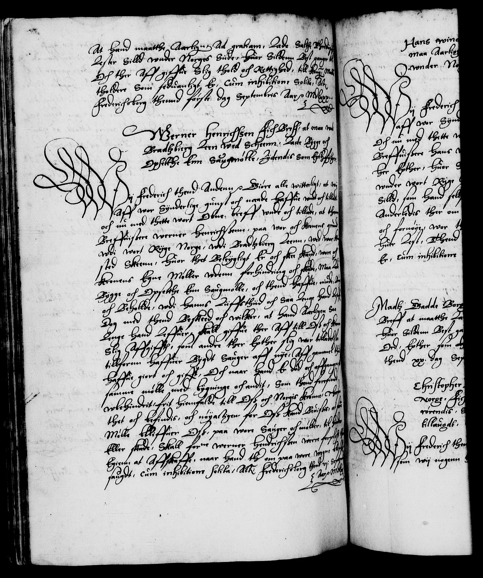 Danske Kanselli 1572-1799, RA/EA-3023/F/Fc/Fca/Fcaa/L0001: Norske registre (mikrofilm), 1572-1588, p. 311b