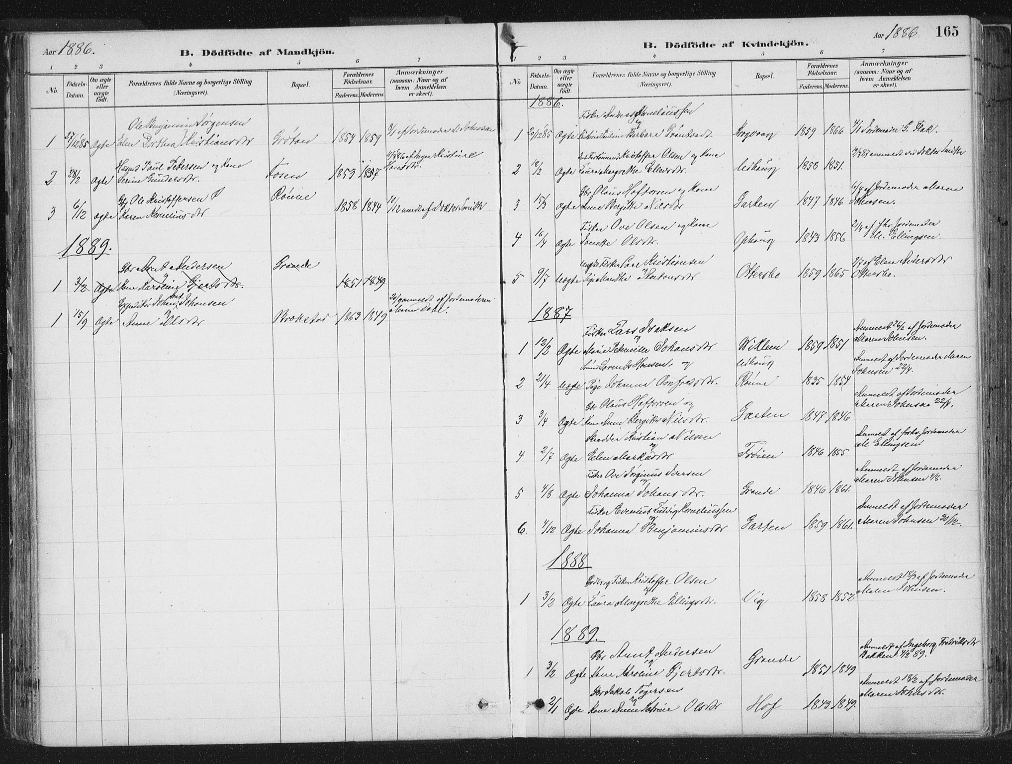 Ministerialprotokoller, klokkerbøker og fødselsregistre - Sør-Trøndelag, SAT/A-1456/659/L0739: Parish register (official) no. 659A09, 1879-1893, p. 165