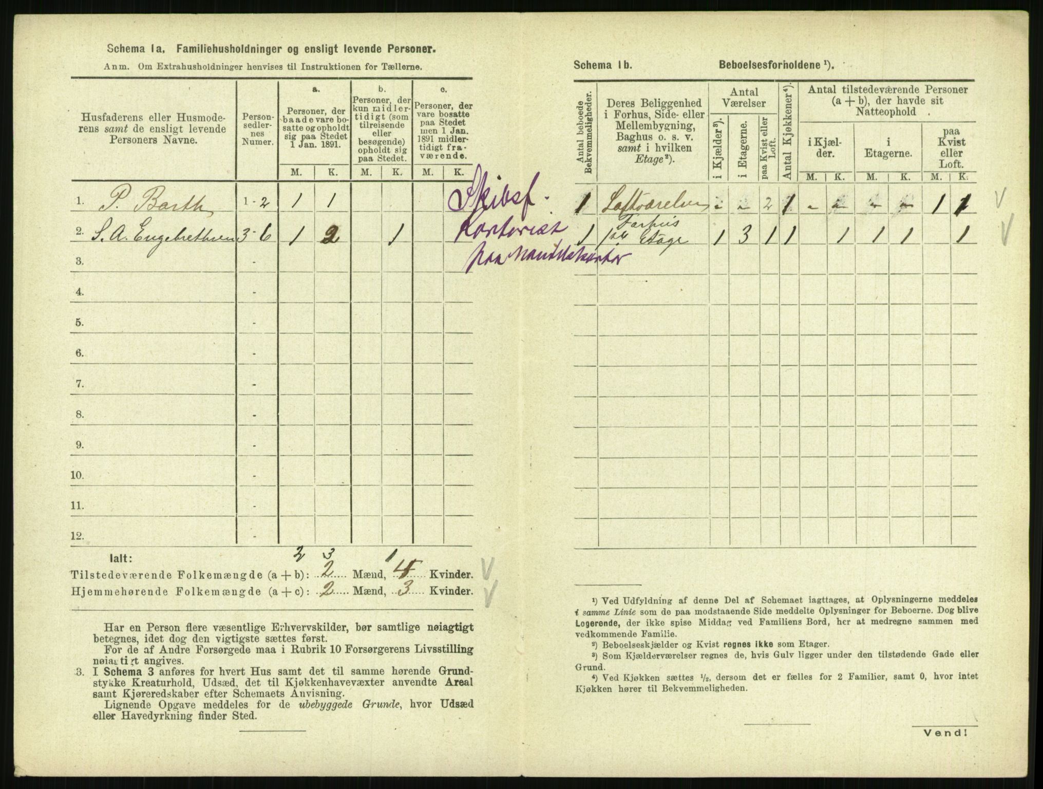 RA, 1891 census for 0801 Kragerø, 1891, p. 357