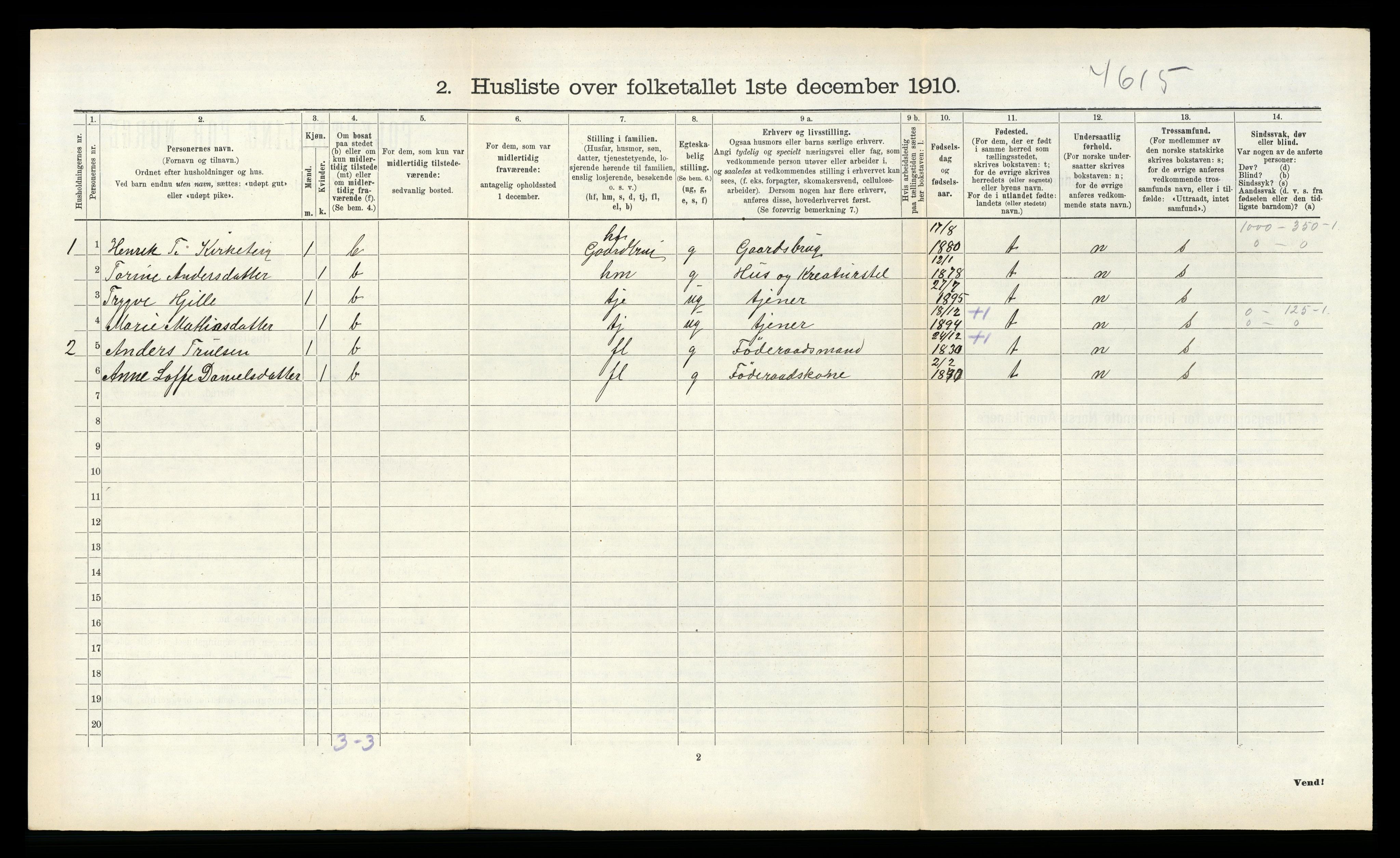 RA, 1910 census for Førde, 1910, p. 804