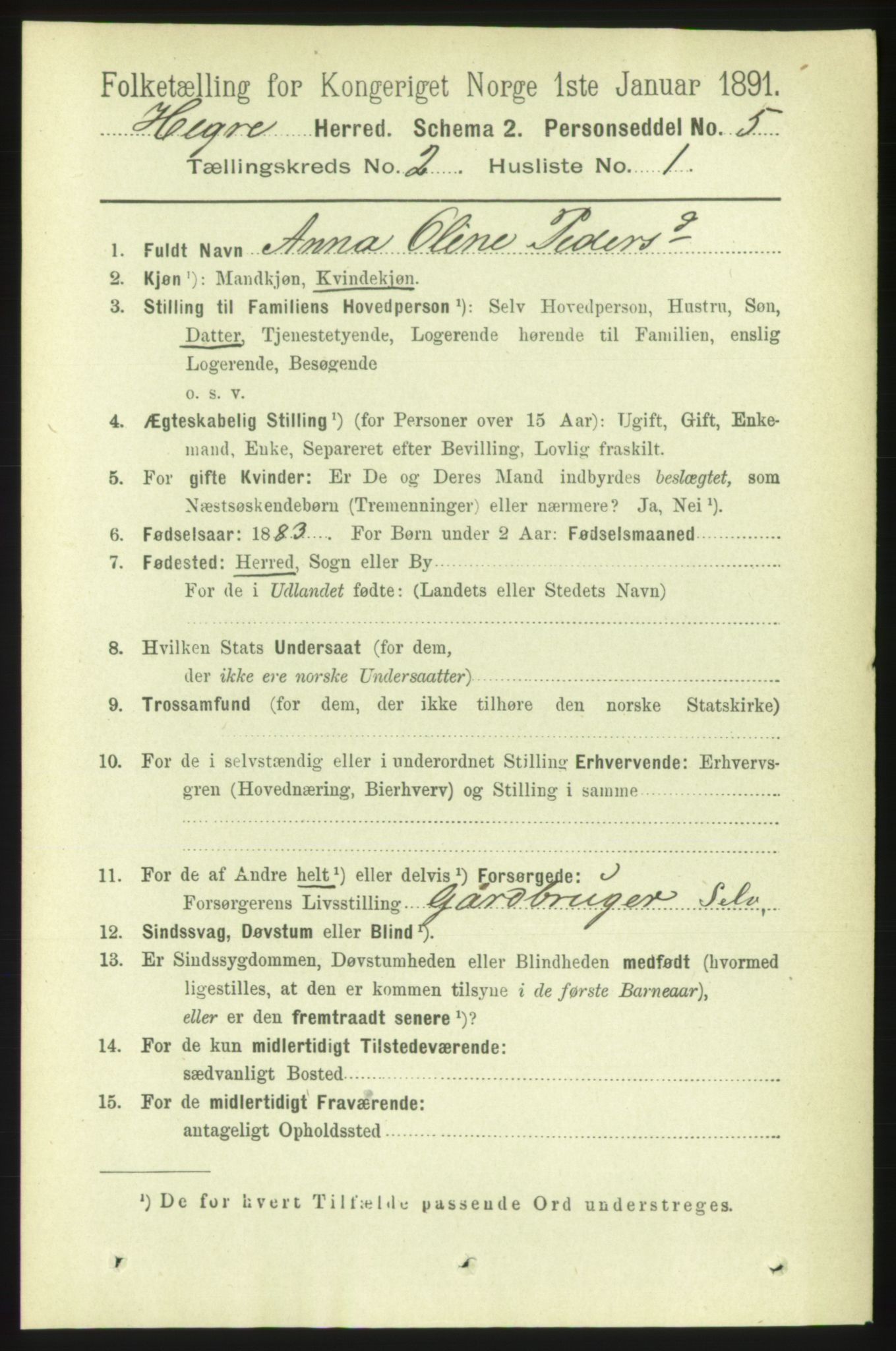 RA, 1891 census for 1712 Hegra, 1891, p. 510