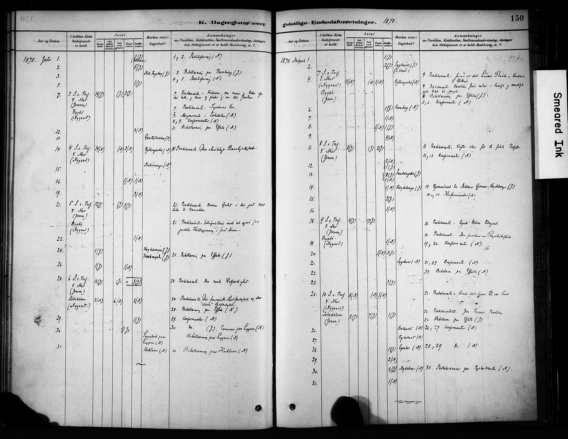 Vestre Aker prestekontor Kirkebøker, AV/SAO-A-10025/F/Fa/L0009: Parish register (official) no. 9, 1878-1967, p. 150