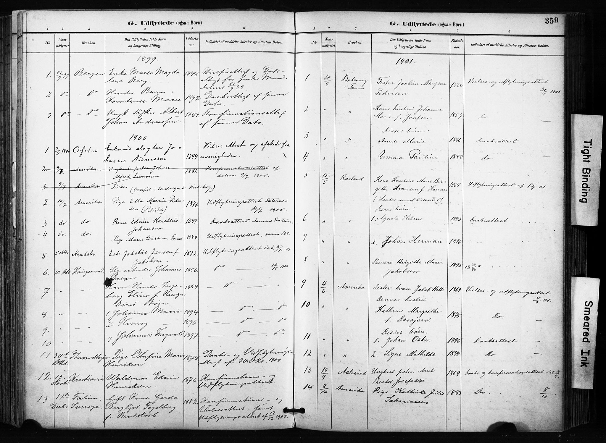 Vardø sokneprestkontor, AV/SATØ-S-1332/H/Ha/L0010kirke: Parish register (official) no. 10, 1895-1907, p. 359