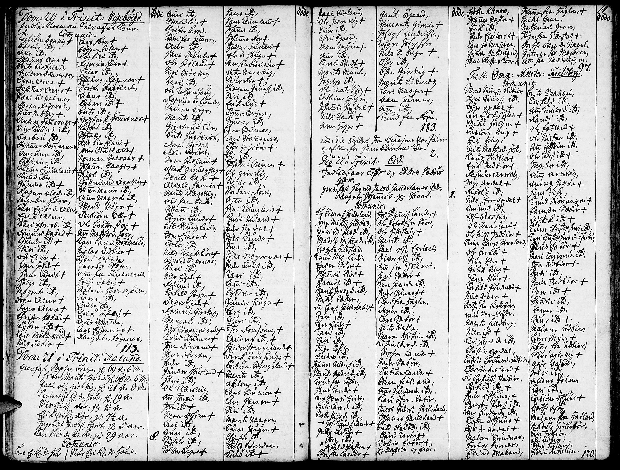 Fjelberg sokneprestembete, SAB/A-75201/H/Haa: Parish register (official) no. A 1, 1739-1759, p. 14