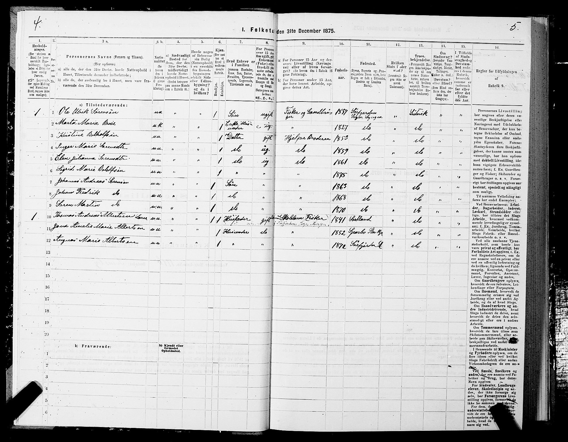 SATØ, 1875 census for 1938P Lyngen, 1875, p. 6004