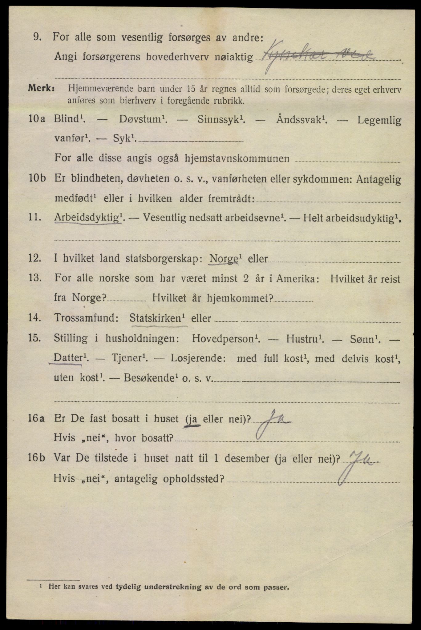 SAKO, 1920 census for Kragerø, 1920, p. 8232