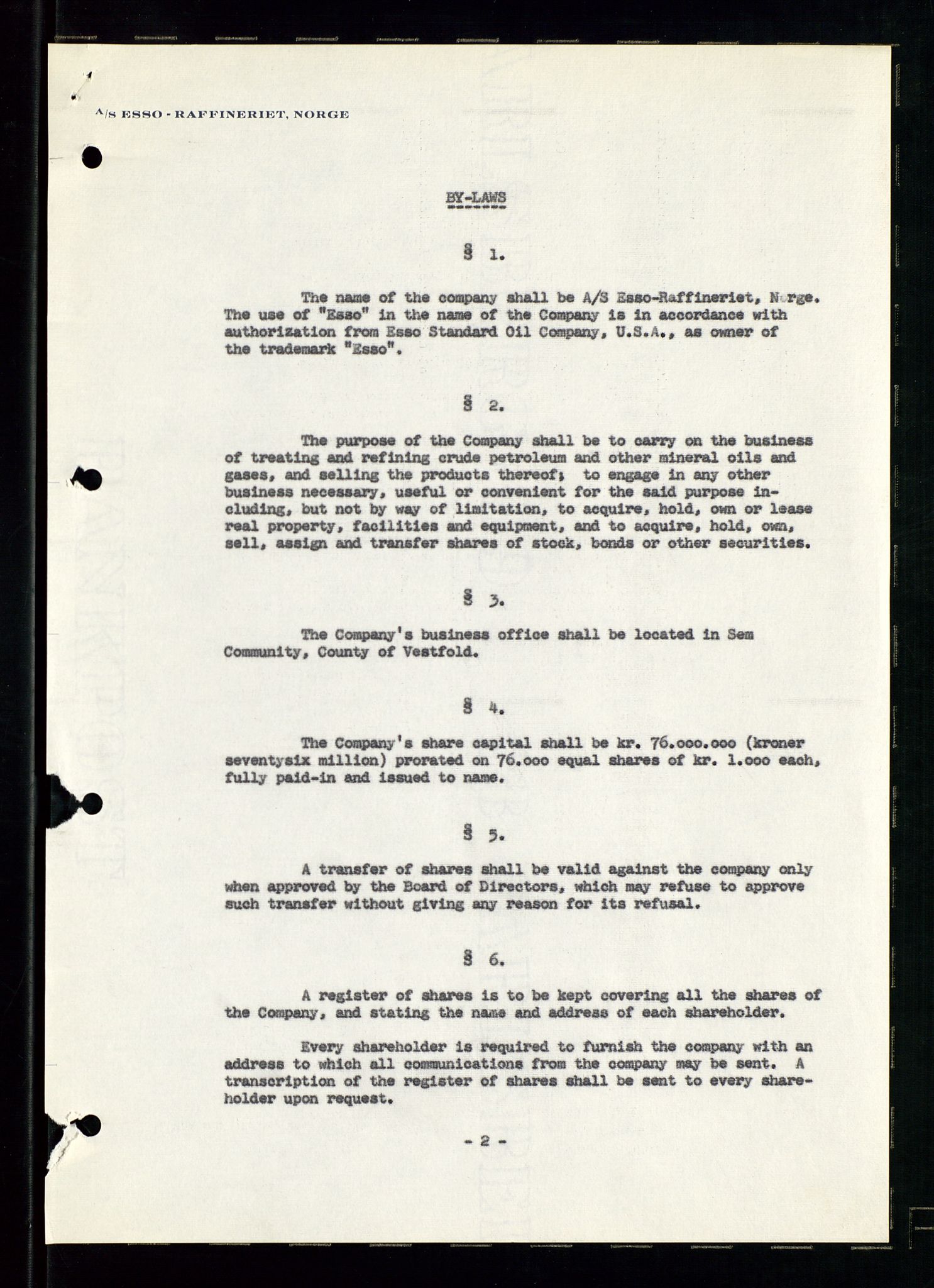 PA 1537 - A/S Essoraffineriet Norge, AV/SAST-A-101957/A/Aa/L0002/0001: Styremøter / Shareholder meetings, Board meeting minutes, 1957-1961, p. 173