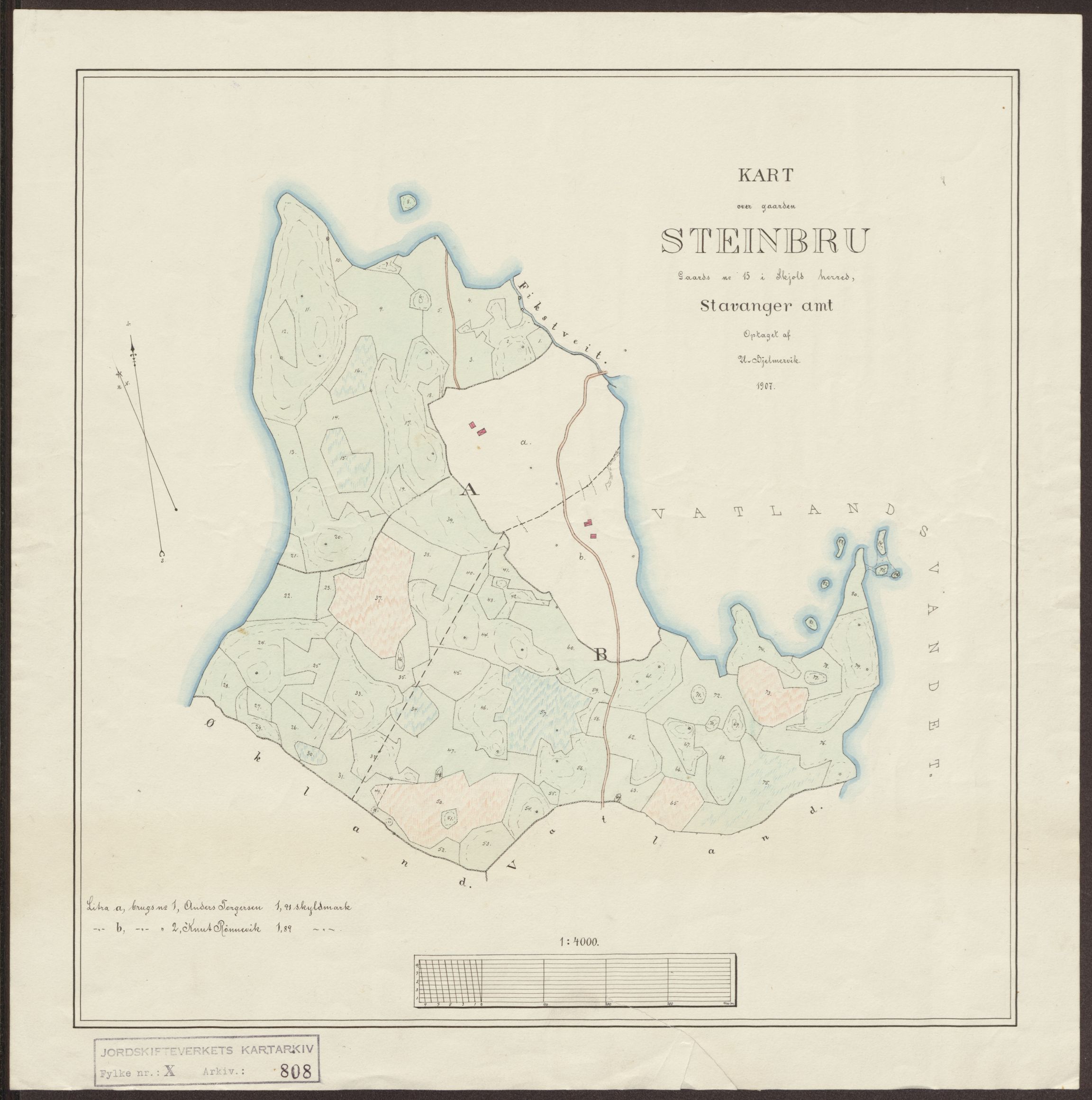 Jordskifteverkets kartarkiv, AV/RA-S-3929/T, 1859-1988, p. 900