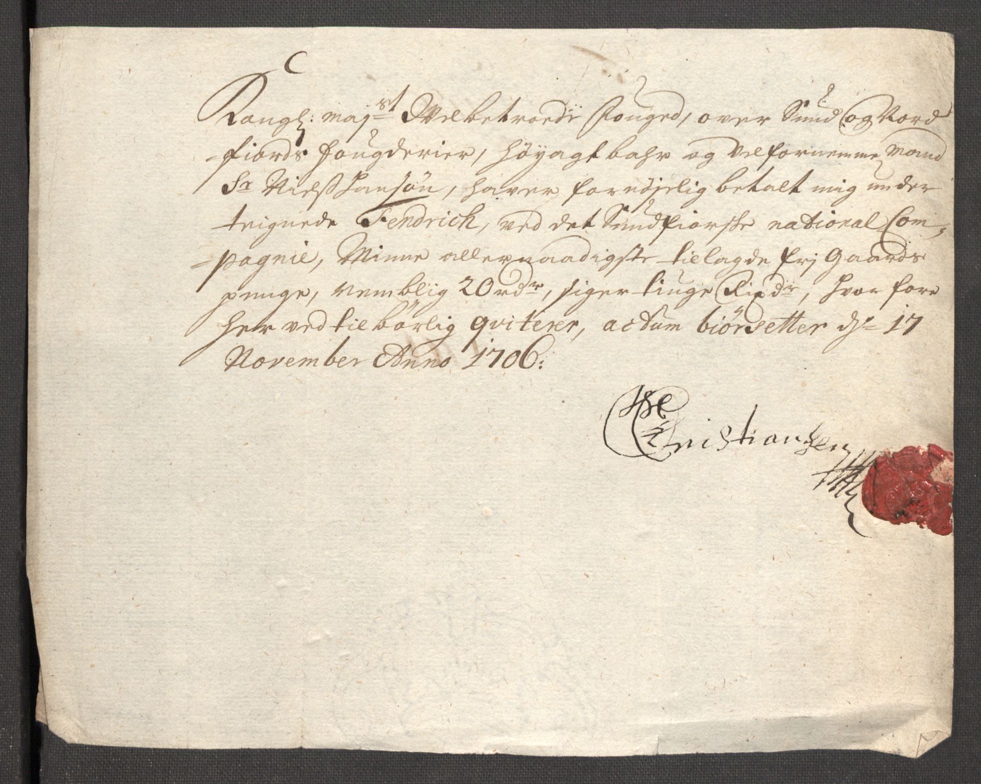 Rentekammeret inntil 1814, Reviderte regnskaper, Fogderegnskap, AV/RA-EA-4092/R53/L3430: Fogderegnskap Sunn- og Nordfjord, 1706-1707, p. 150