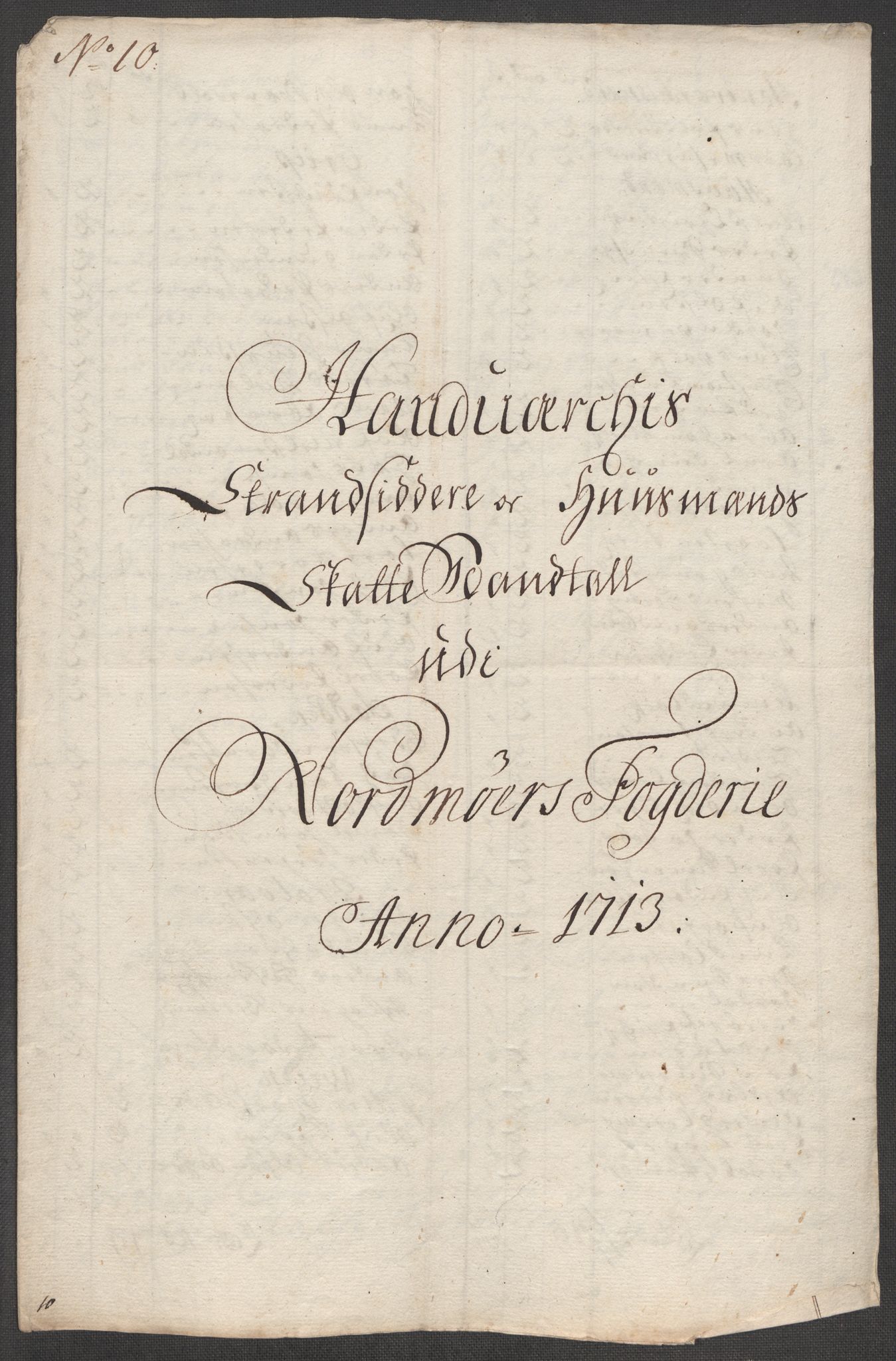 Rentekammeret inntil 1814, Reviderte regnskaper, Fogderegnskap, RA/EA-4092/R56/L3747: Fogderegnskap Nordmøre, 1713, p. 106