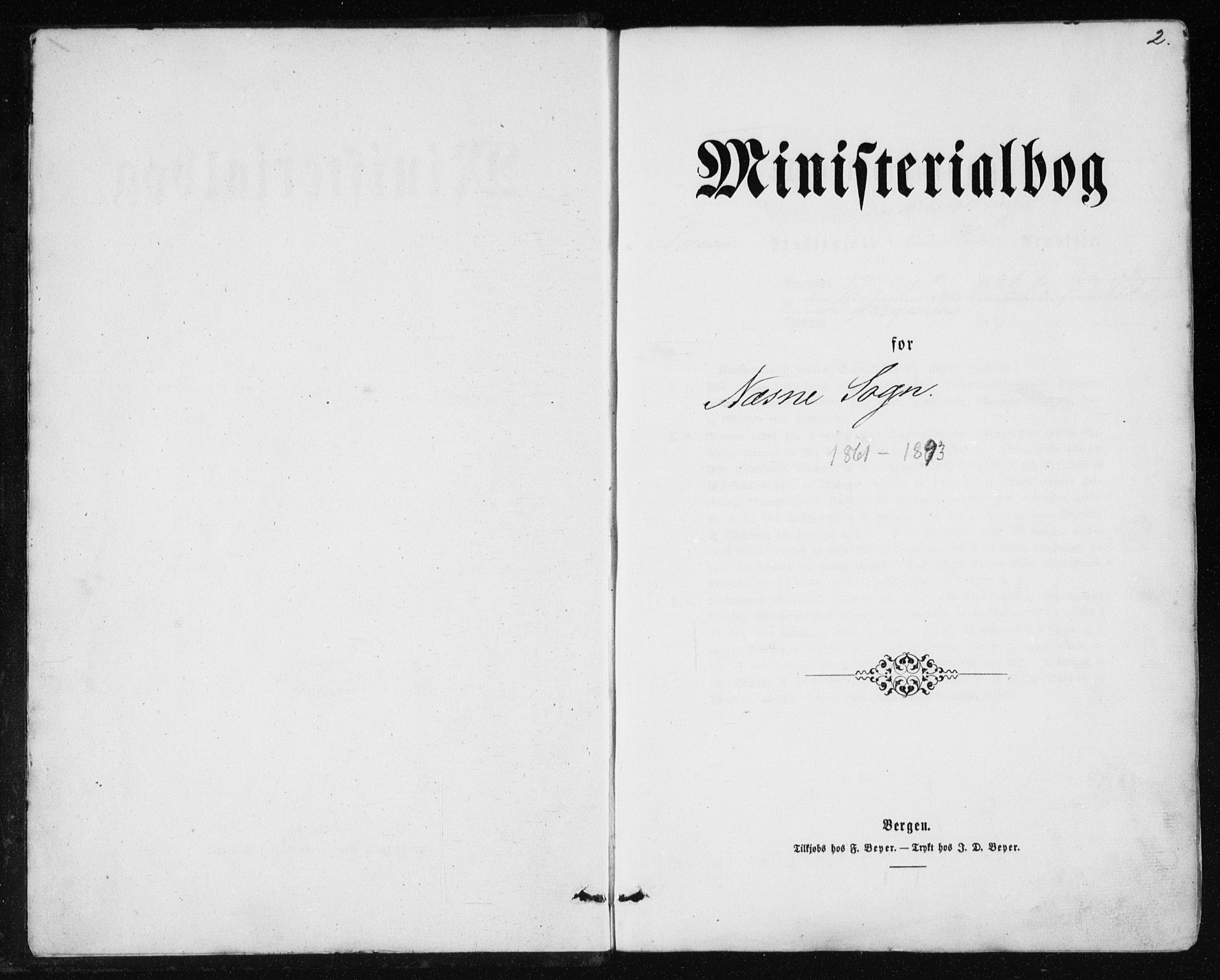 Ministerialprotokoller, klokkerbøker og fødselsregistre - Nordland, AV/SAT-A-1459/838/L0556: Parish register (copy) no. 838C03, 1861-1893, p. 2