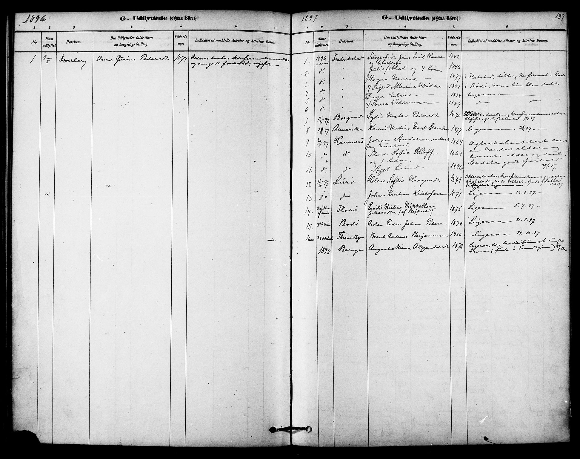 Ministerialprotokoller, klokkerbøker og fødselsregistre - Nordland, SAT/A-1459/841/L0609: Parish register (official) no. 841A13, 1878-1902, p. 137