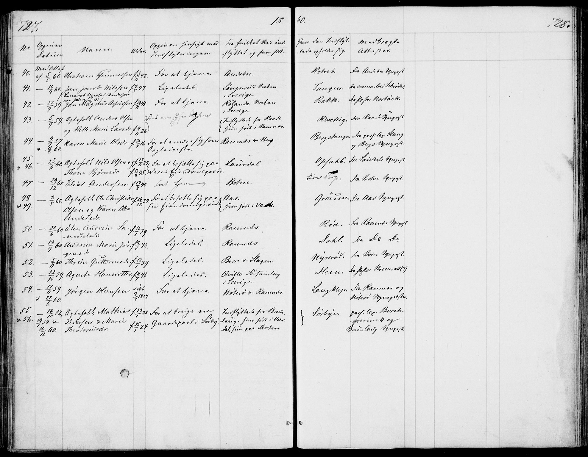 Våle kirkebøker, SAKO/A-334/F/Fa/L0009b: Parish register (official) no. I 9B, 1841-1860, p. 727-728