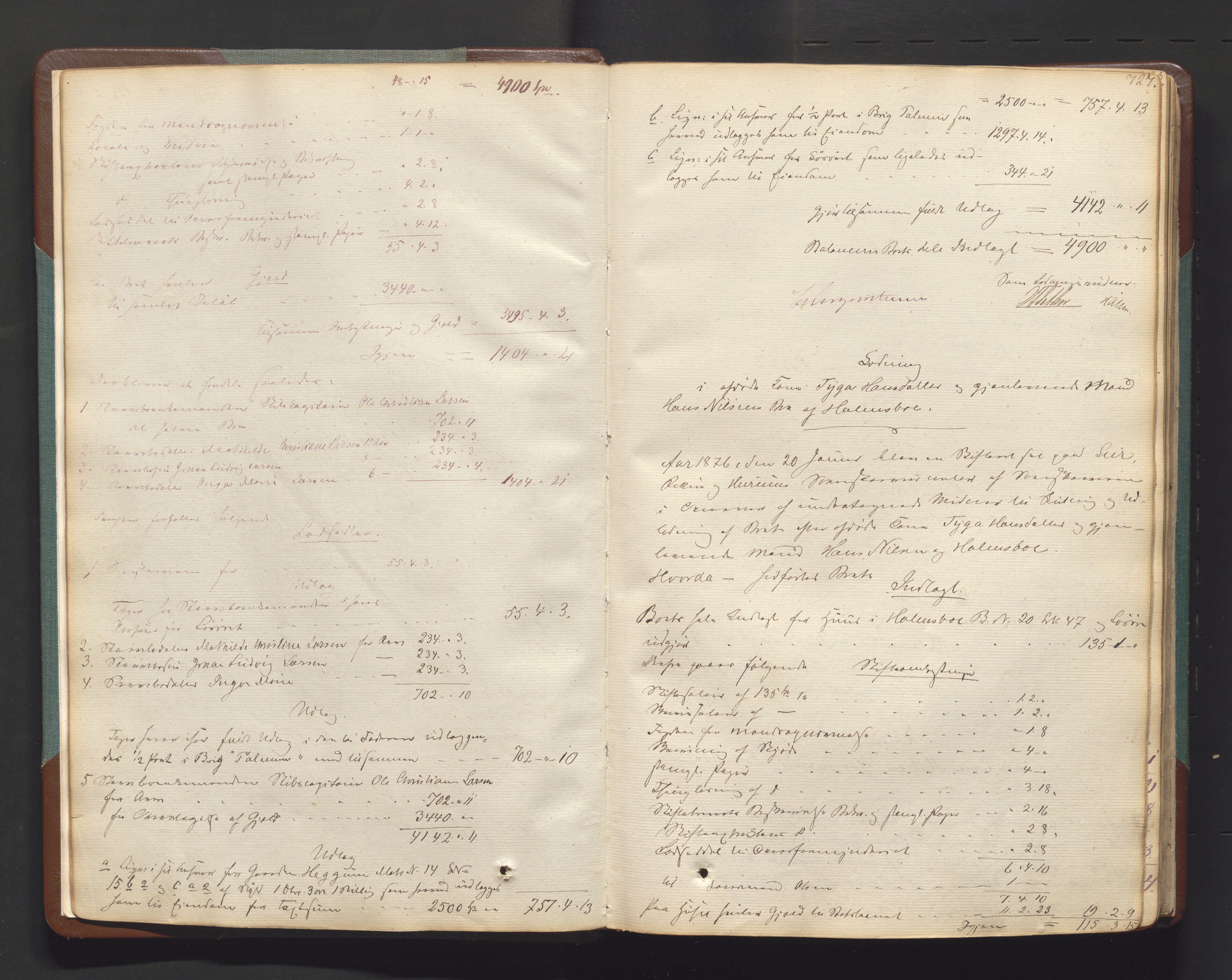 Lier, Røyken og Hurum sorenskriveri, AV/SAKO-A-89/H/He/L0001c: Skifteutlodningsprotokoll, 1836-1886, p. 726b-727a
