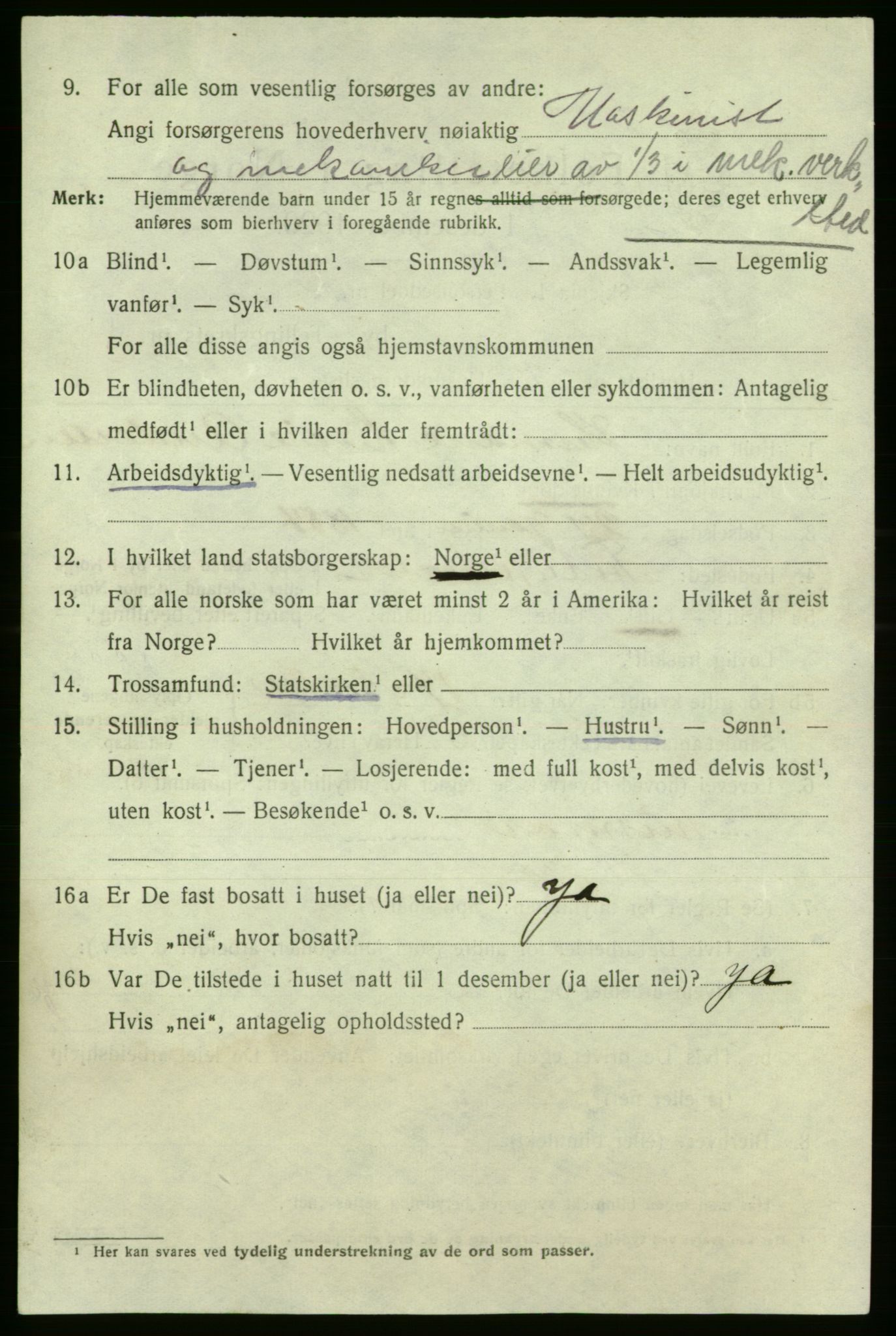 SAO, 1920 census for Fredrikshald, 1920, p. 14628