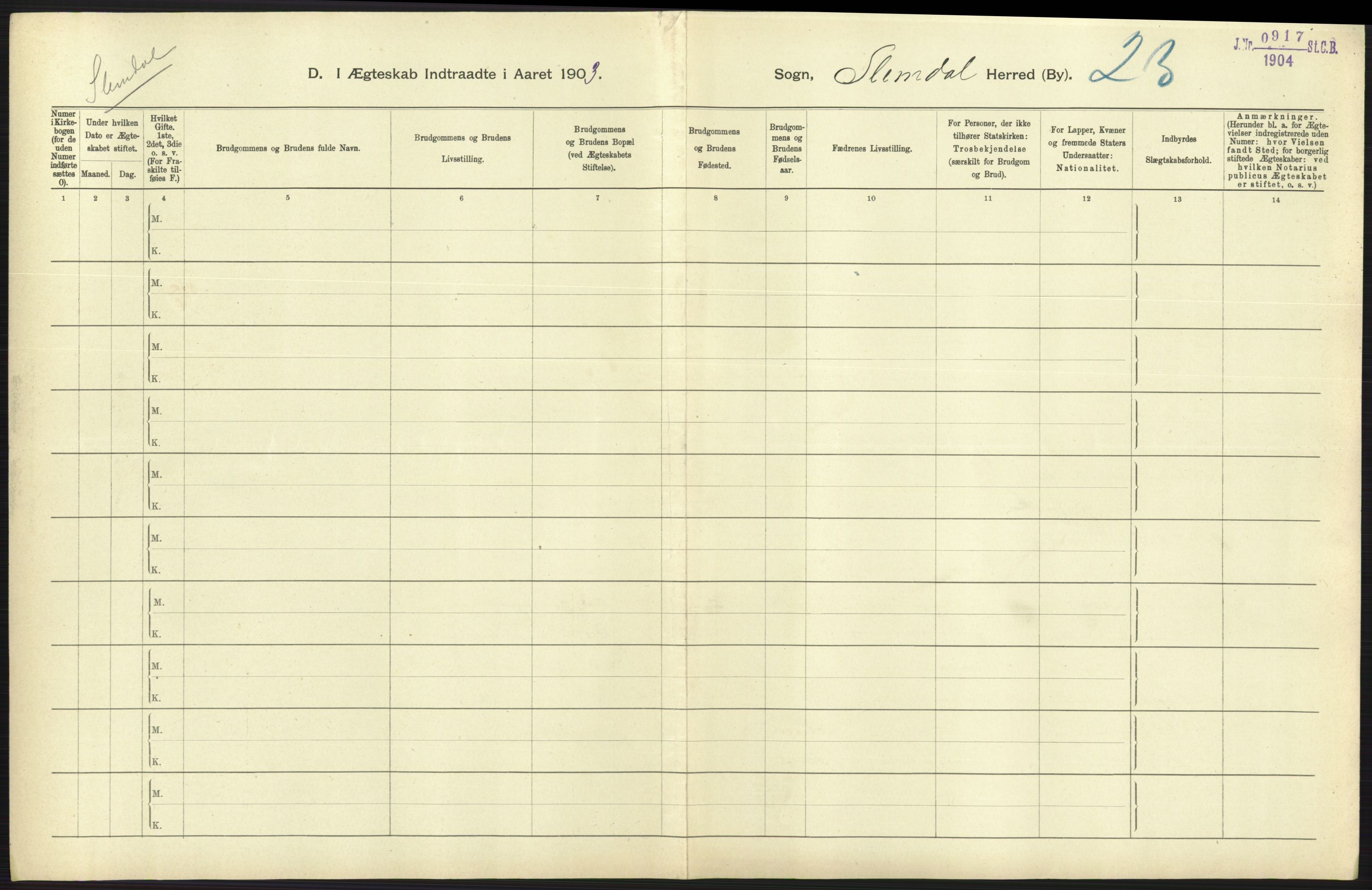 Statistisk sentralbyrå, Sosiodemografiske emner, Befolkning, AV/RA-S-2228/D/Df/Dfa/Dfaa/L0009: Bratsberg amt: Fødte, gifte, døde, 1903, p. 461