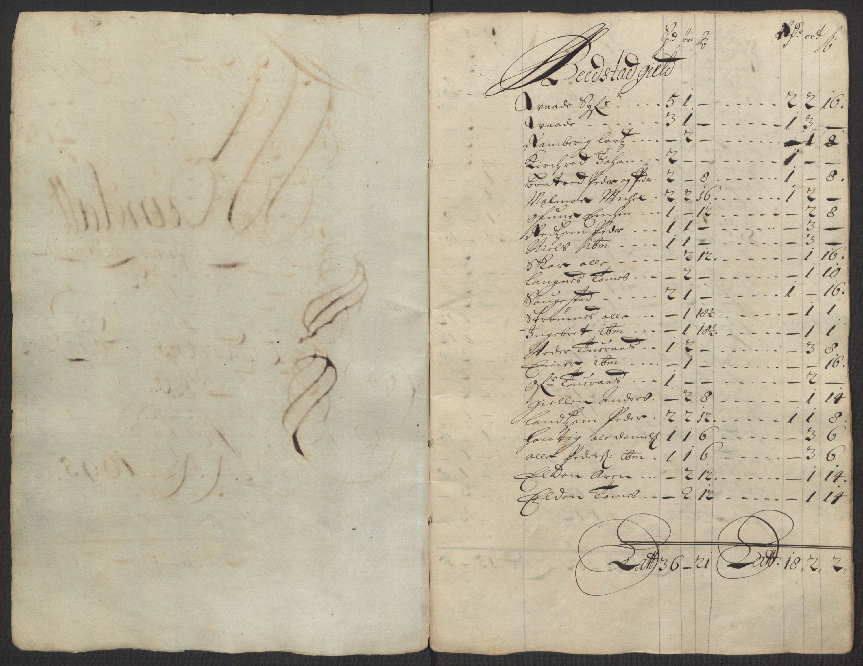 Rentekammeret inntil 1814, Reviderte regnskaper, Fogderegnskap, RA/EA-4092/R63/L4309: Fogderegnskap Inderøy, 1695-1697, p. 56