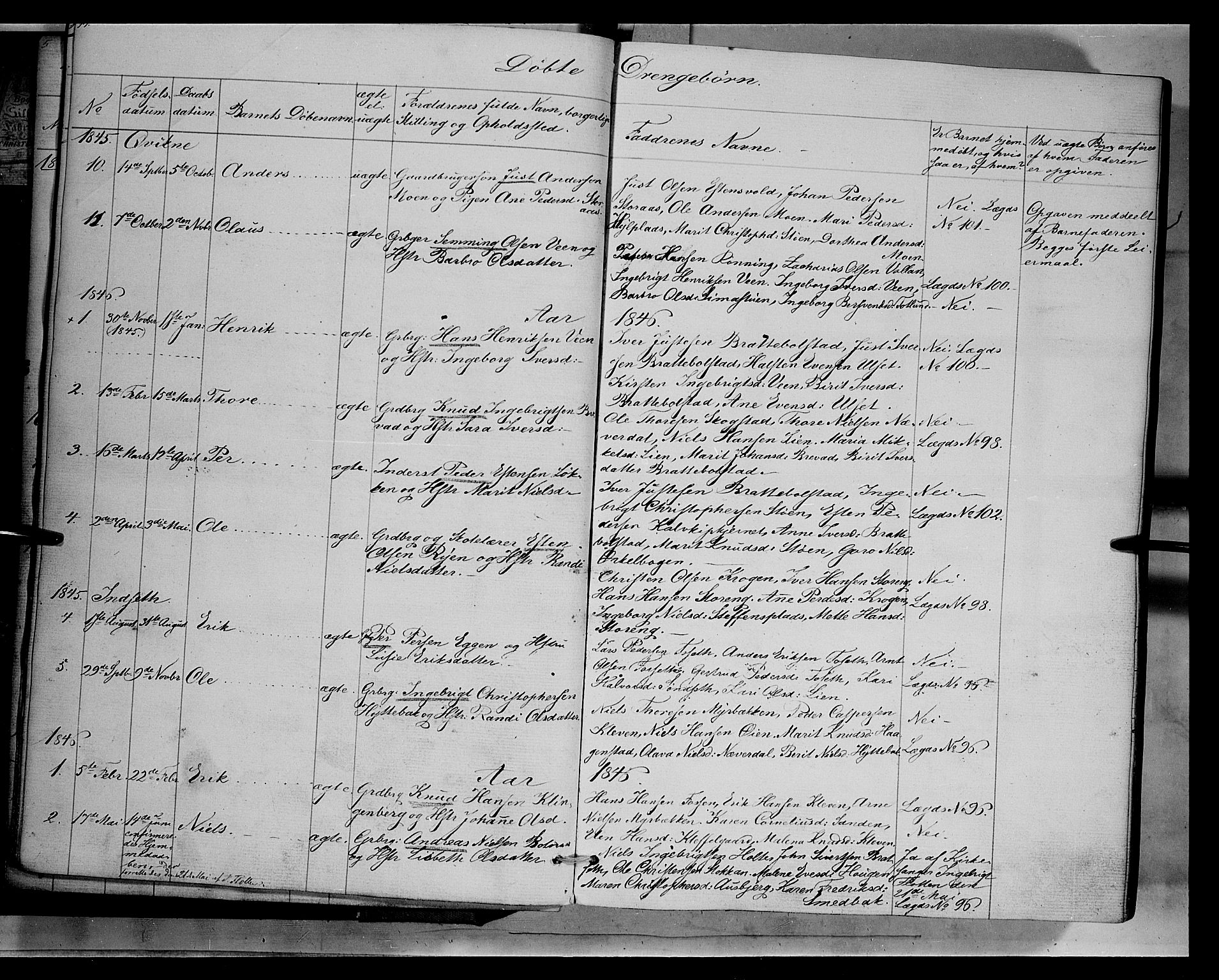 Kvikne prestekontor, AV/SAH-PREST-064/H/Ha/Haa/L0005: Parish register (official) no. 5, 1841-1862, p. 14