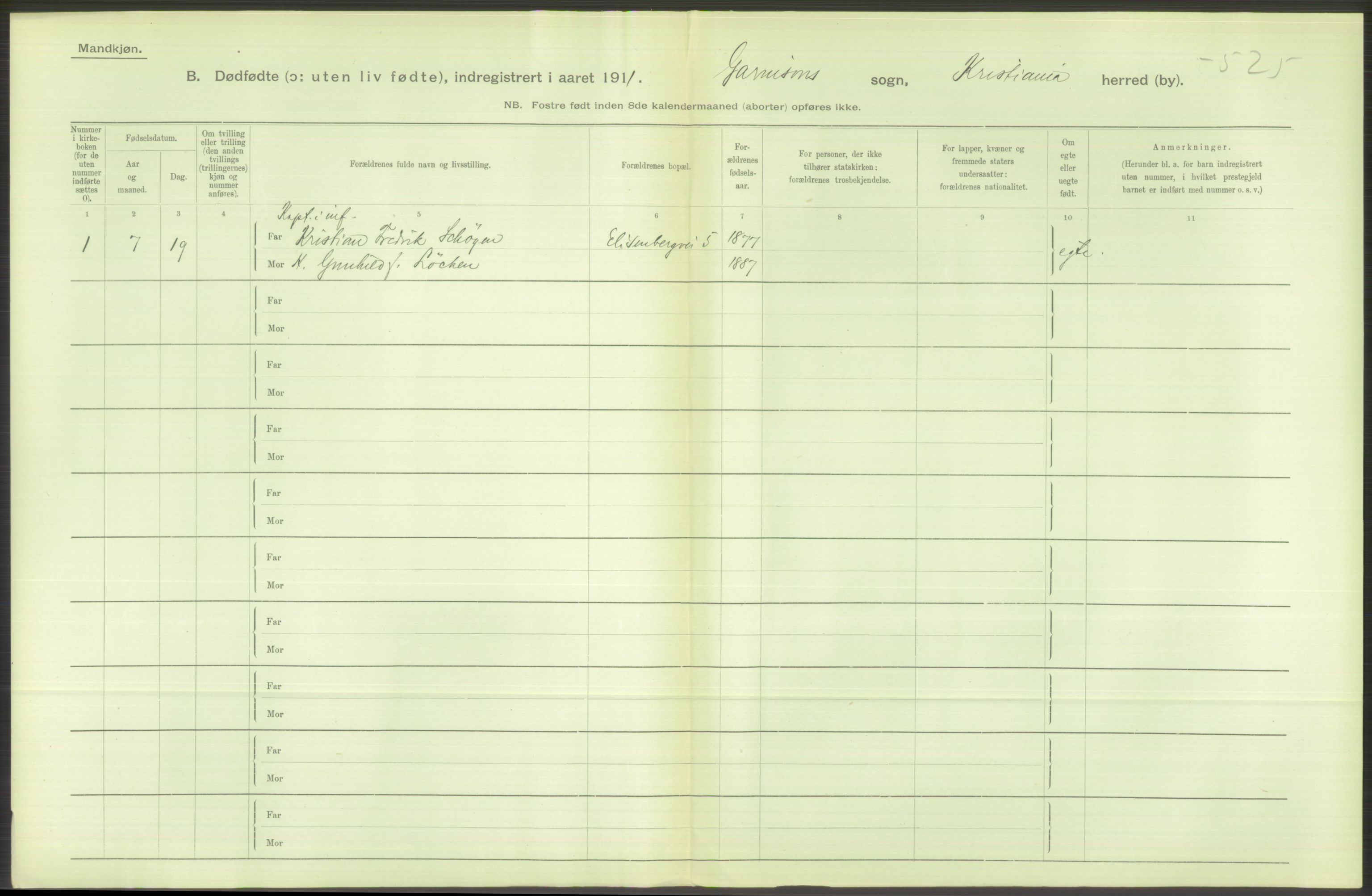 Statistisk sentralbyrå, Sosiodemografiske emner, Befolkning, RA/S-2228/D/Df/Dfb/Dfba/L0010: Kristiania: Døde kvinner samt dødfødte., 1911, p. 42