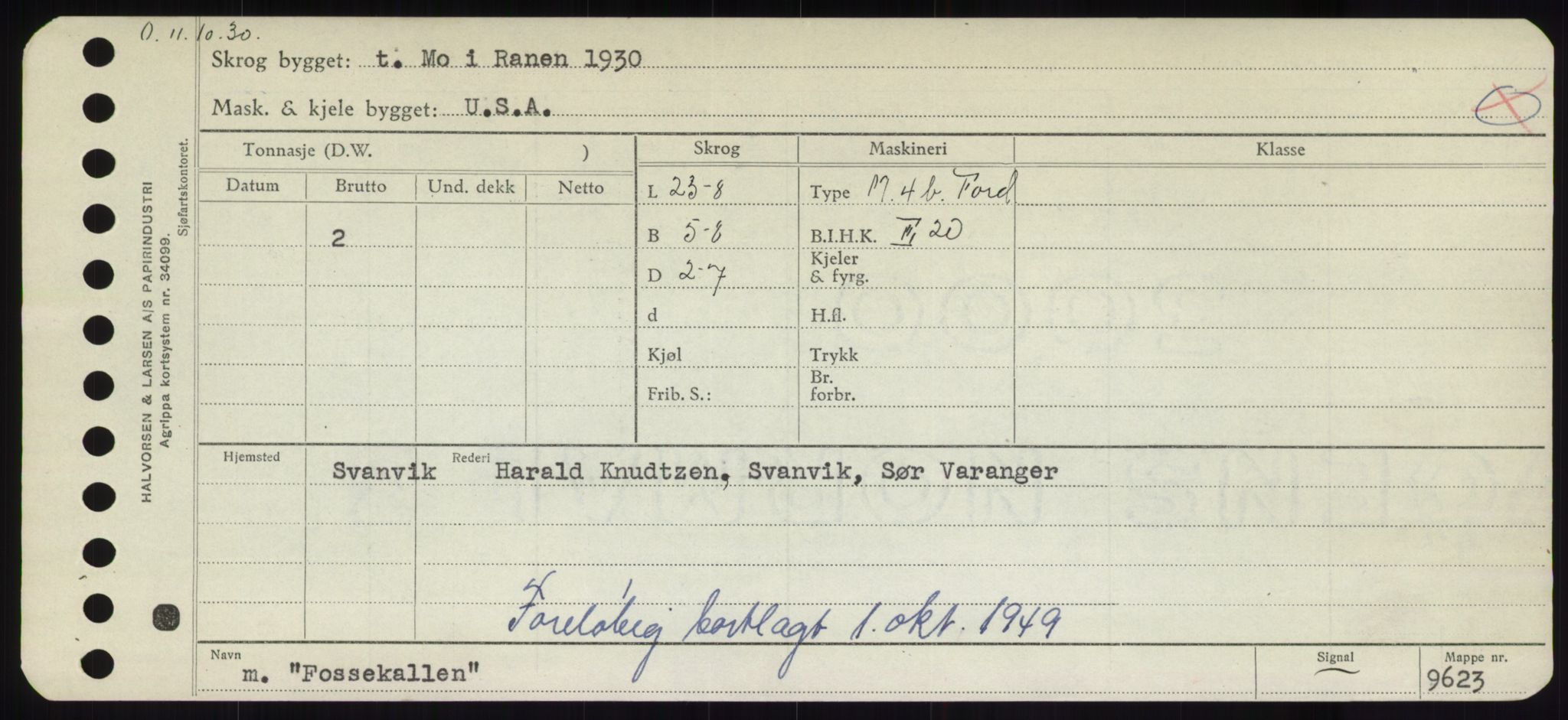 Sjøfartsdirektoratet med forløpere, Skipsmålingen, RA/S-1627/H/Hd/L0011: Fartøy, Fla-Får, p. 225