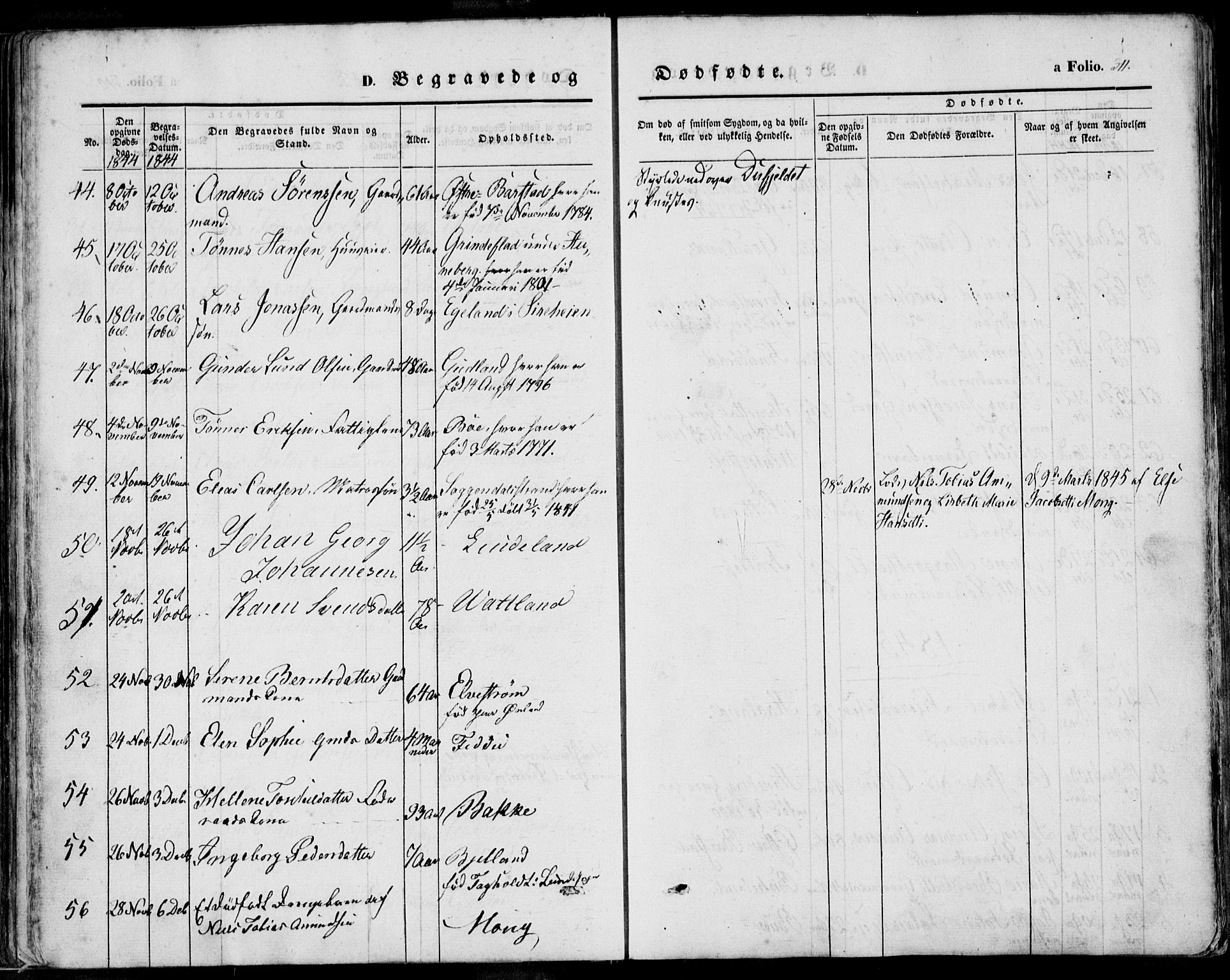 Sokndal sokneprestkontor, AV/SAST-A-101808: Parish register (official) no. A 8.2, 1842-1857, p. 311