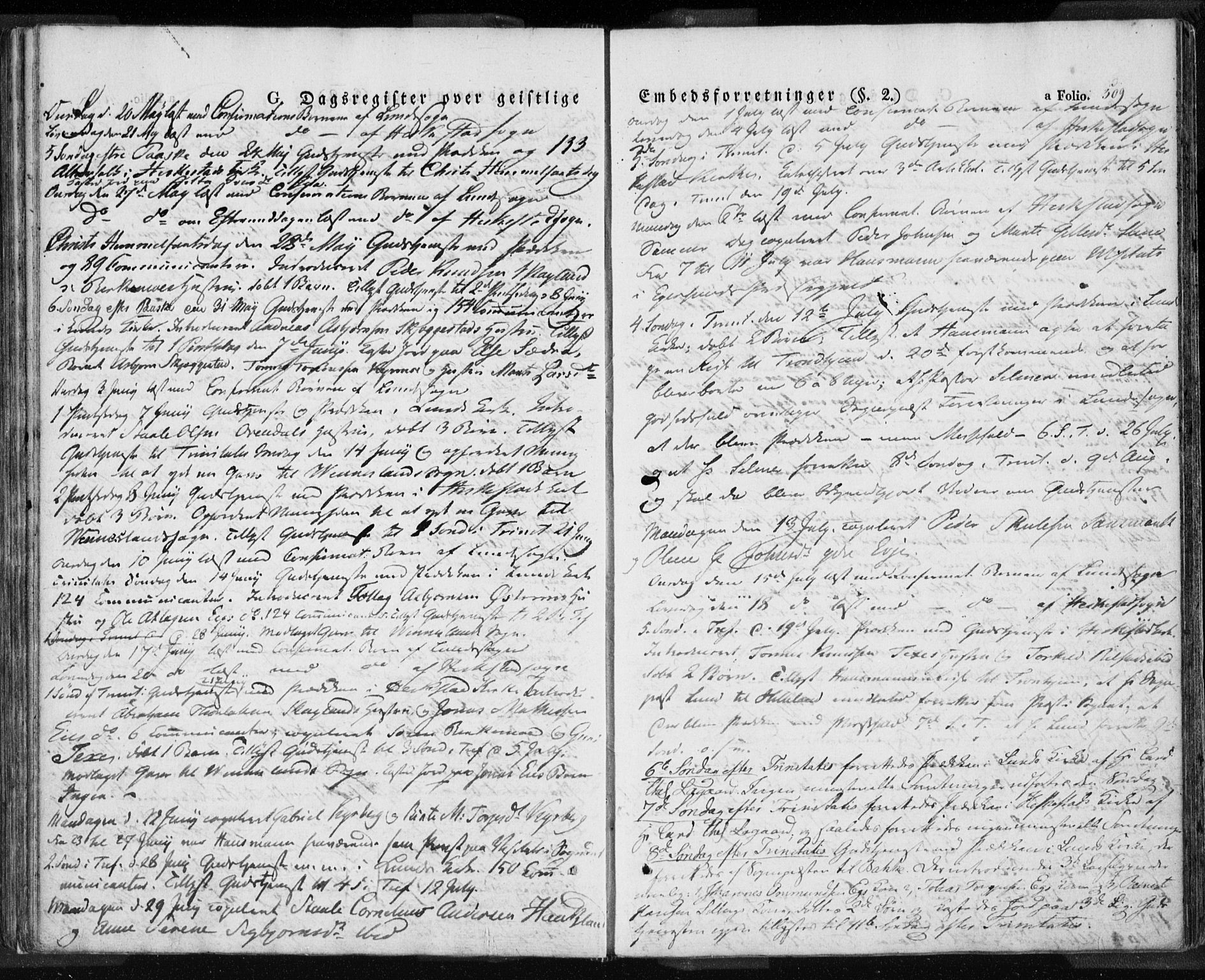 Lund sokneprestkontor, SAST/A-101809/S06/L0008: Parish register (official) no. A 7.2, 1833-1854, p. 509