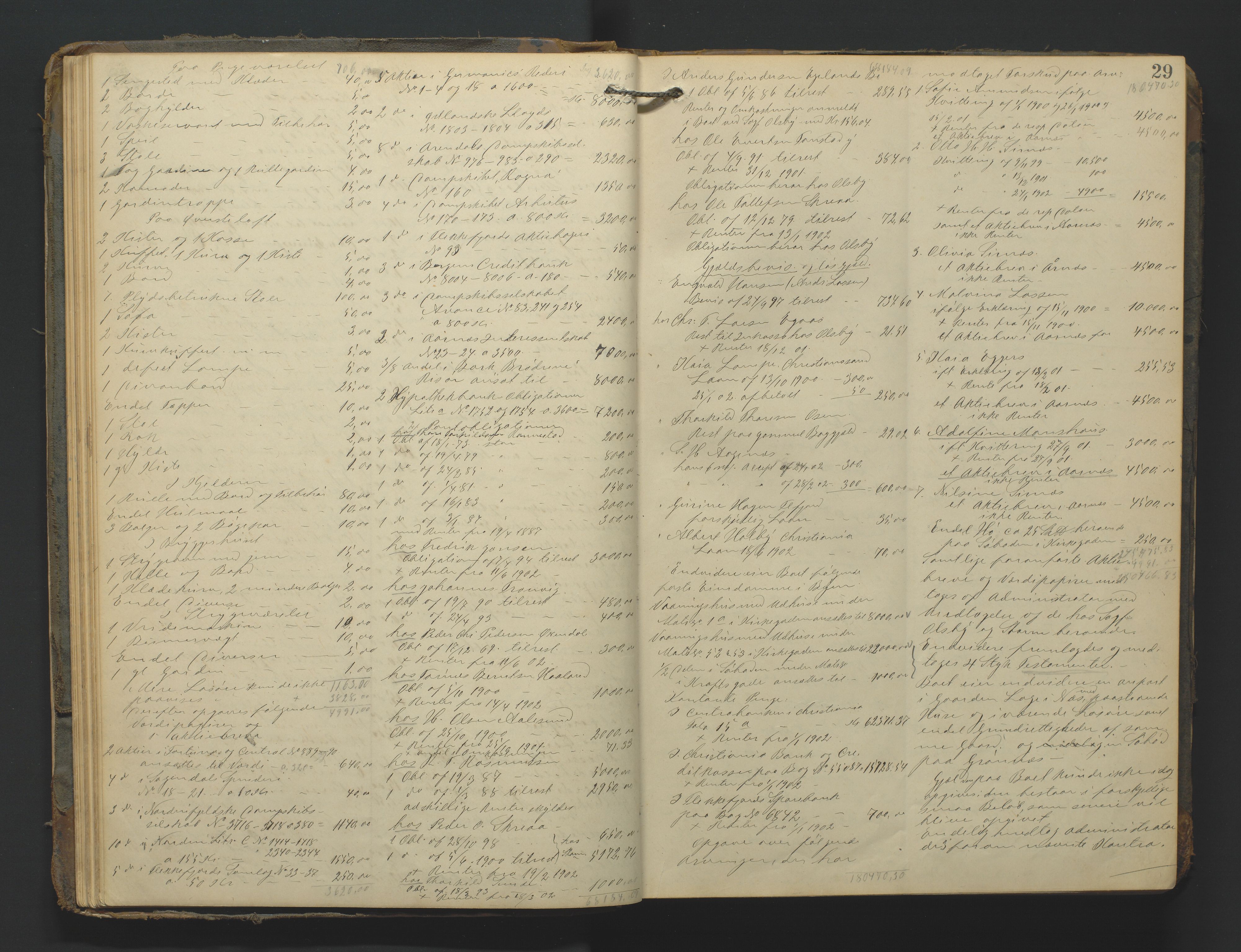 Flekkefjord byfogd, AV/SAK-1222-0002/H/Hc/L0004: Skifteprotokoll nr. 4, 1900-1913, p. 29