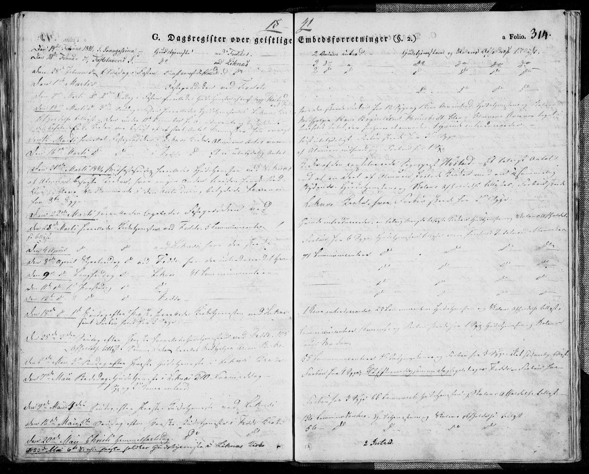 Kvinesdal sokneprestkontor, AV/SAK-1111-0026/F/Fa/Fab/L0004: Parish register (official) no. A 4, 1829-1843, p. 314