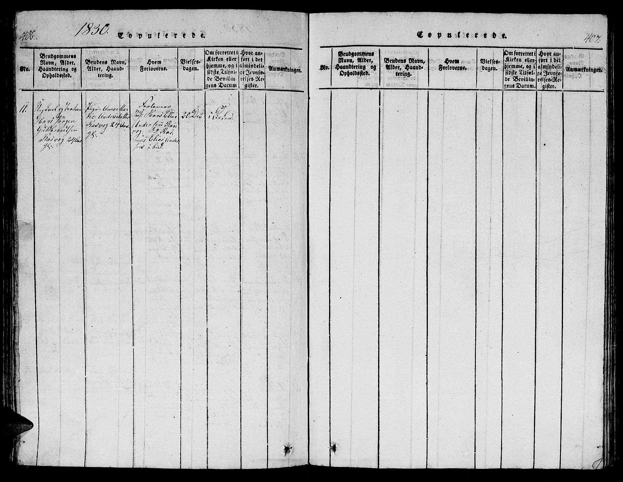 Flekkefjord sokneprestkontor, AV/SAK-1111-0012/F/Fb/Fbb/L0001: Parish register (copy) no. B 1, 1815-1830, p. 416-417